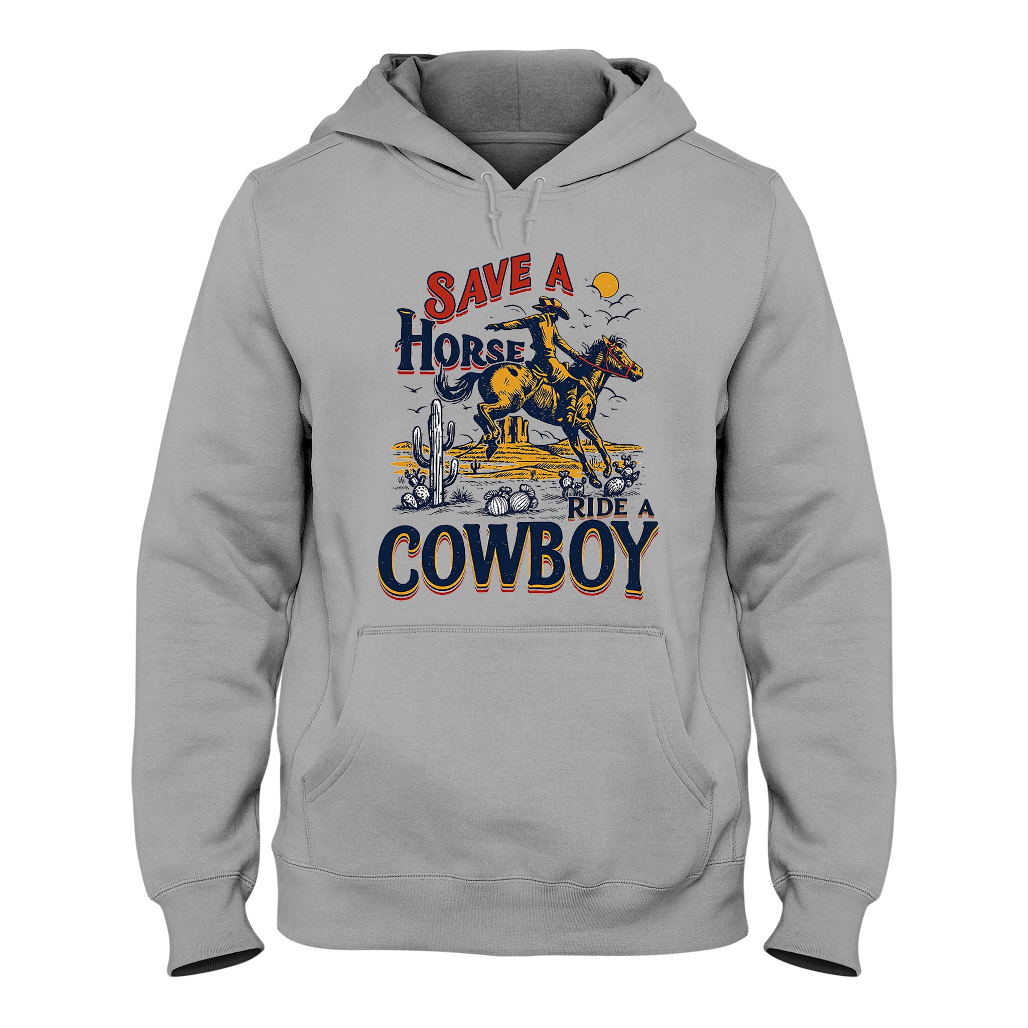 Save a Horse Ride a Cowboy Hoodie, Vintage 90s Western Graphic, Retro Rodeo Unisex Hoodie
