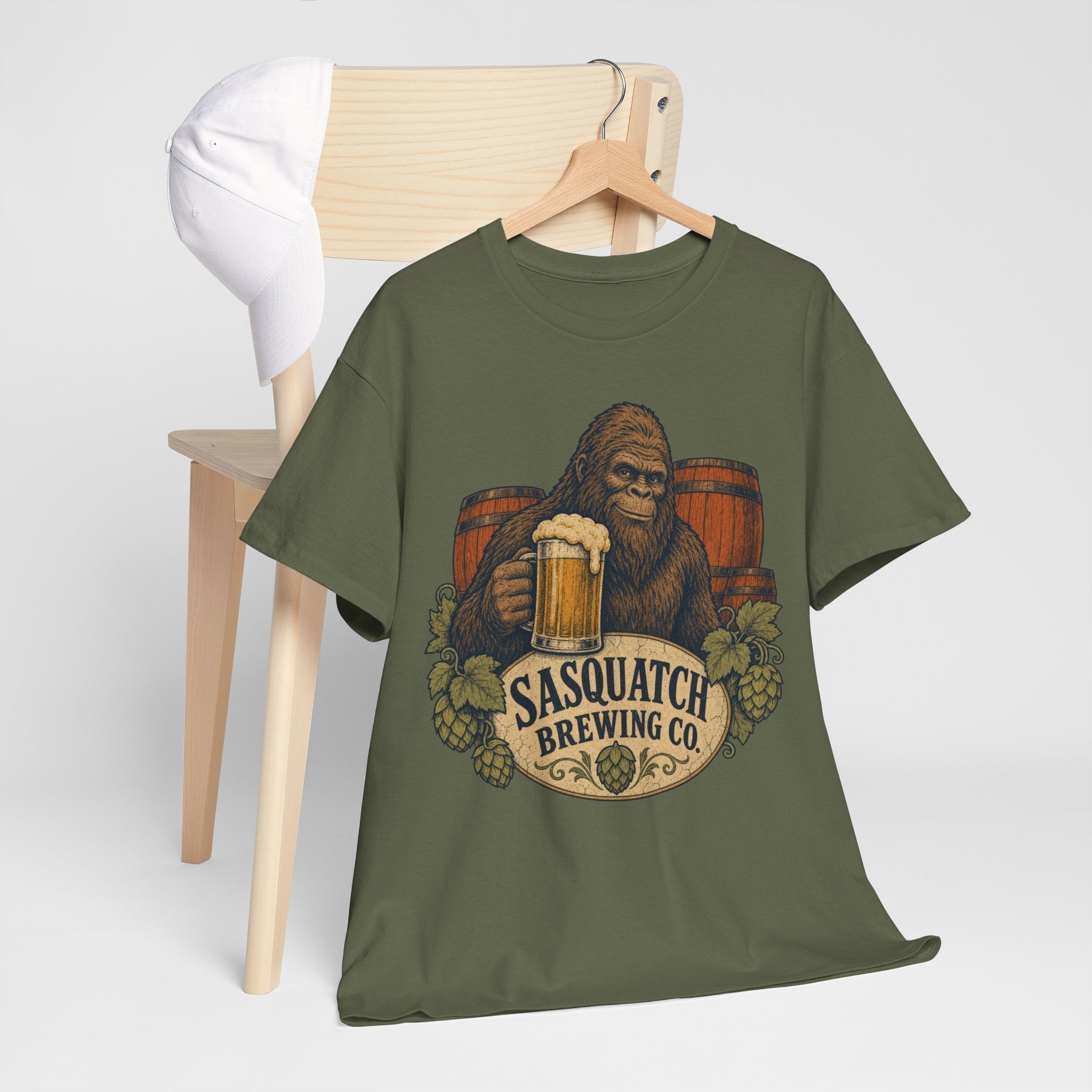 Sasquatch Brewing Co. T-Shirt – Vintage Bigfoot Craft Beer Graphic Tee