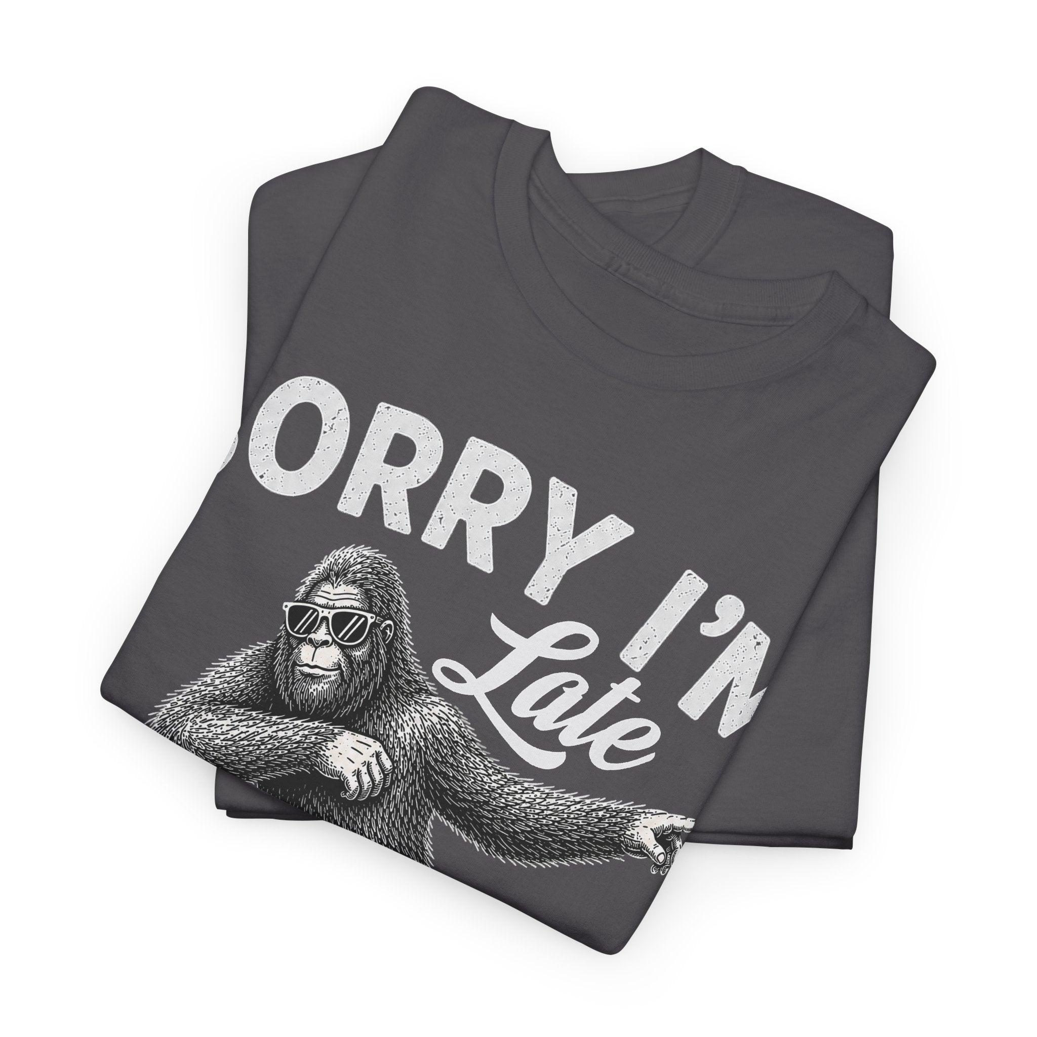 Sorry I'm Late Bigfoot T-Shirt – Wandering The Woods Vintage Sasquatch Tee