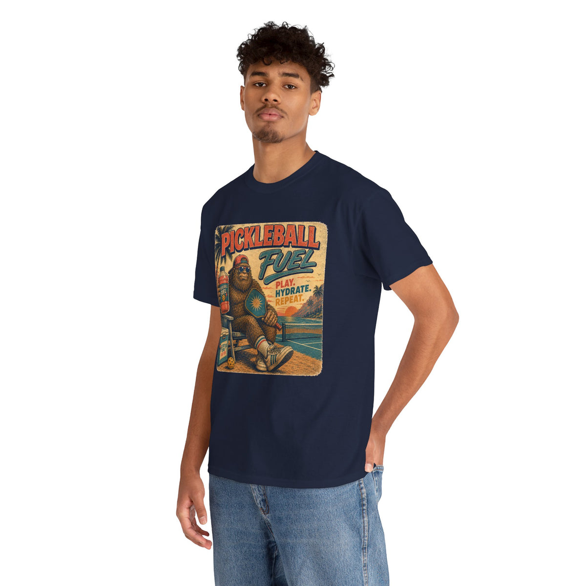 Bigfoot Pickleball Fuel Summer Sports T-Shirt