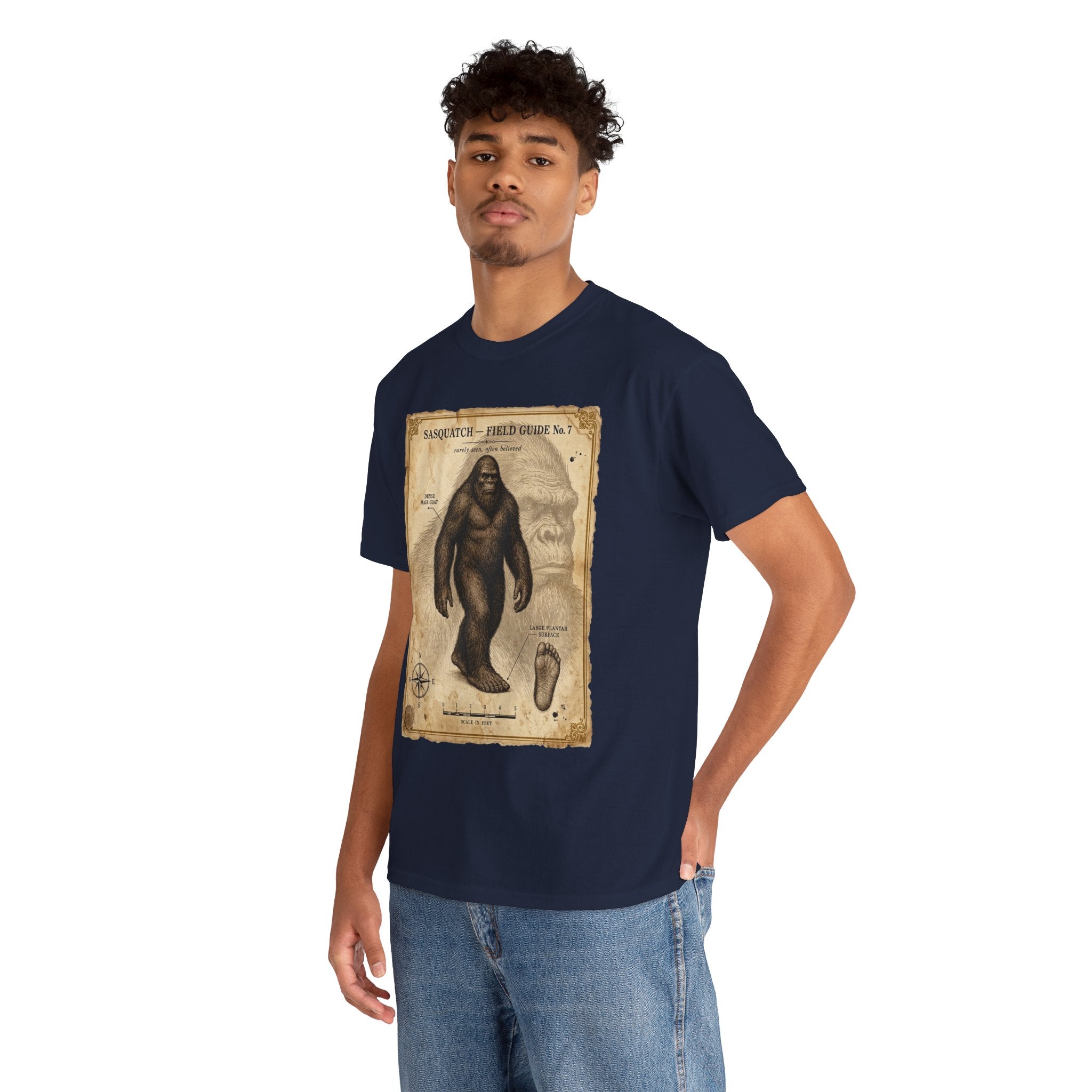 Sasquatch Species Study T-Shirt – Vintage Museum Field Guide Graphic Tee