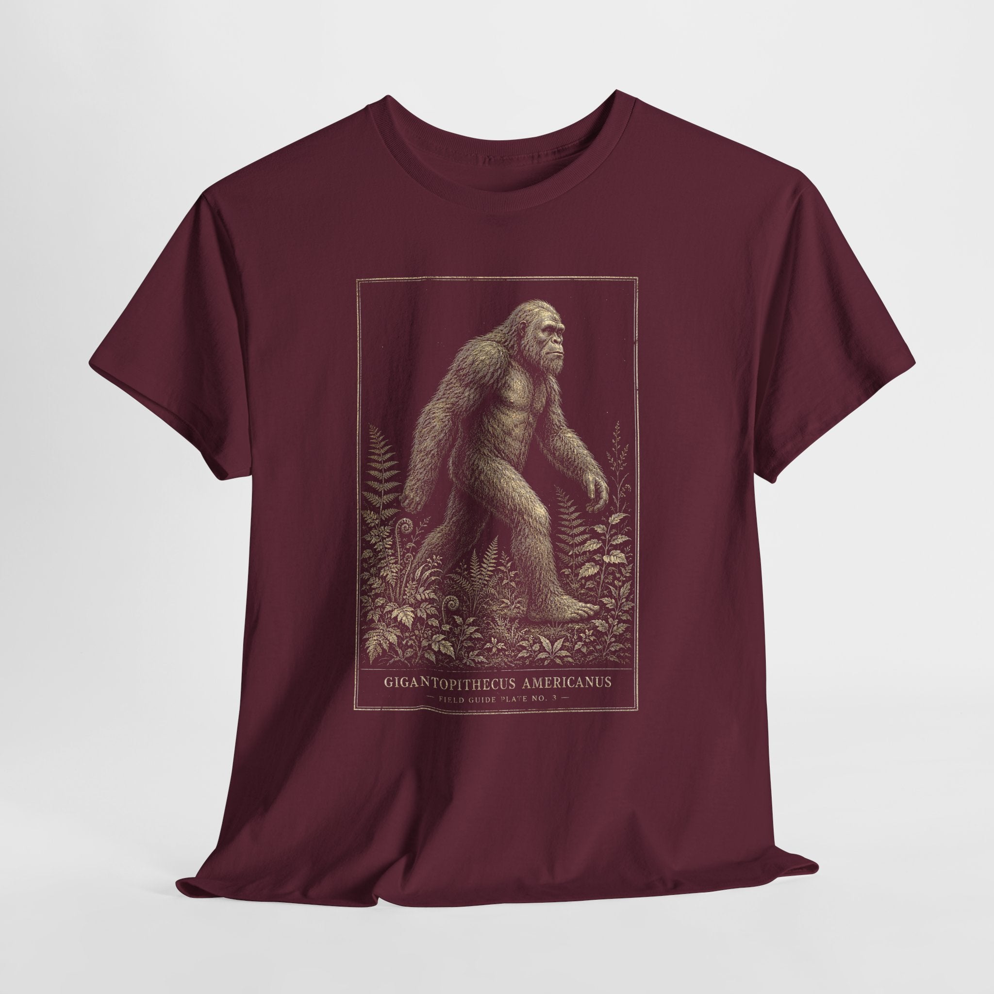 Sasquatch Field Guide T-Shirt – Vintage Naturalist Bigfoot Graphic Tee