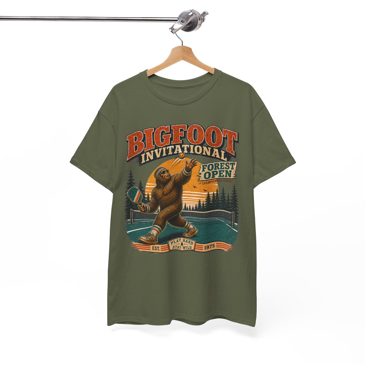 Bigfoot Invitational Forest Open Pickleball T-Shirt