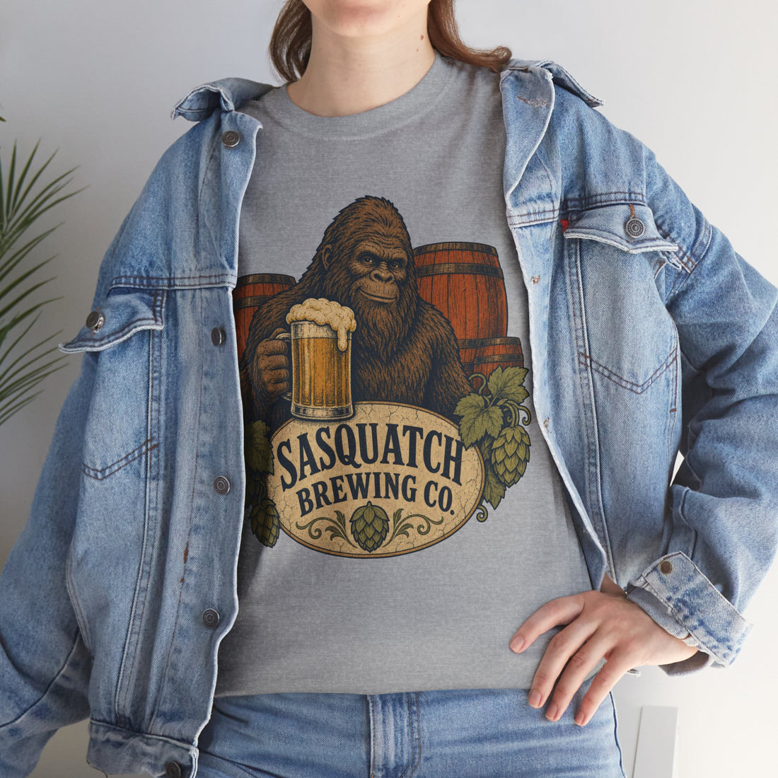 Sasquatch Brewing Co. T-Shirt – Vintage Bigfoot Craft Beer Graphic Tee