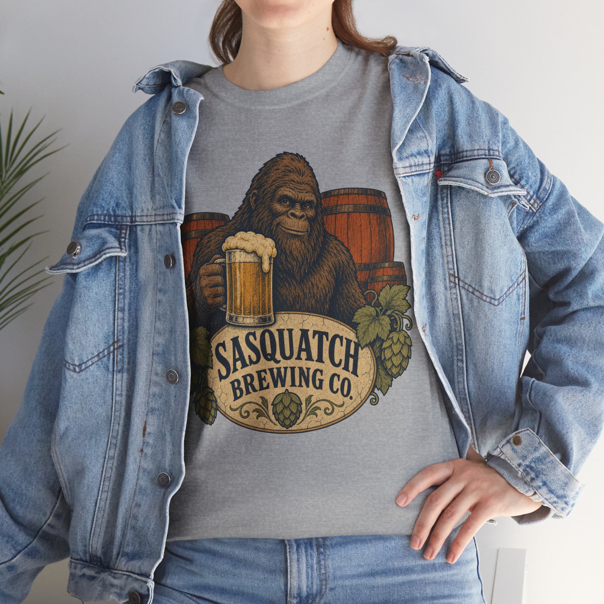 Sasquatch Brewing Co. T-Shirt – Vintage Bigfoot Craft Beer Graphic Tee