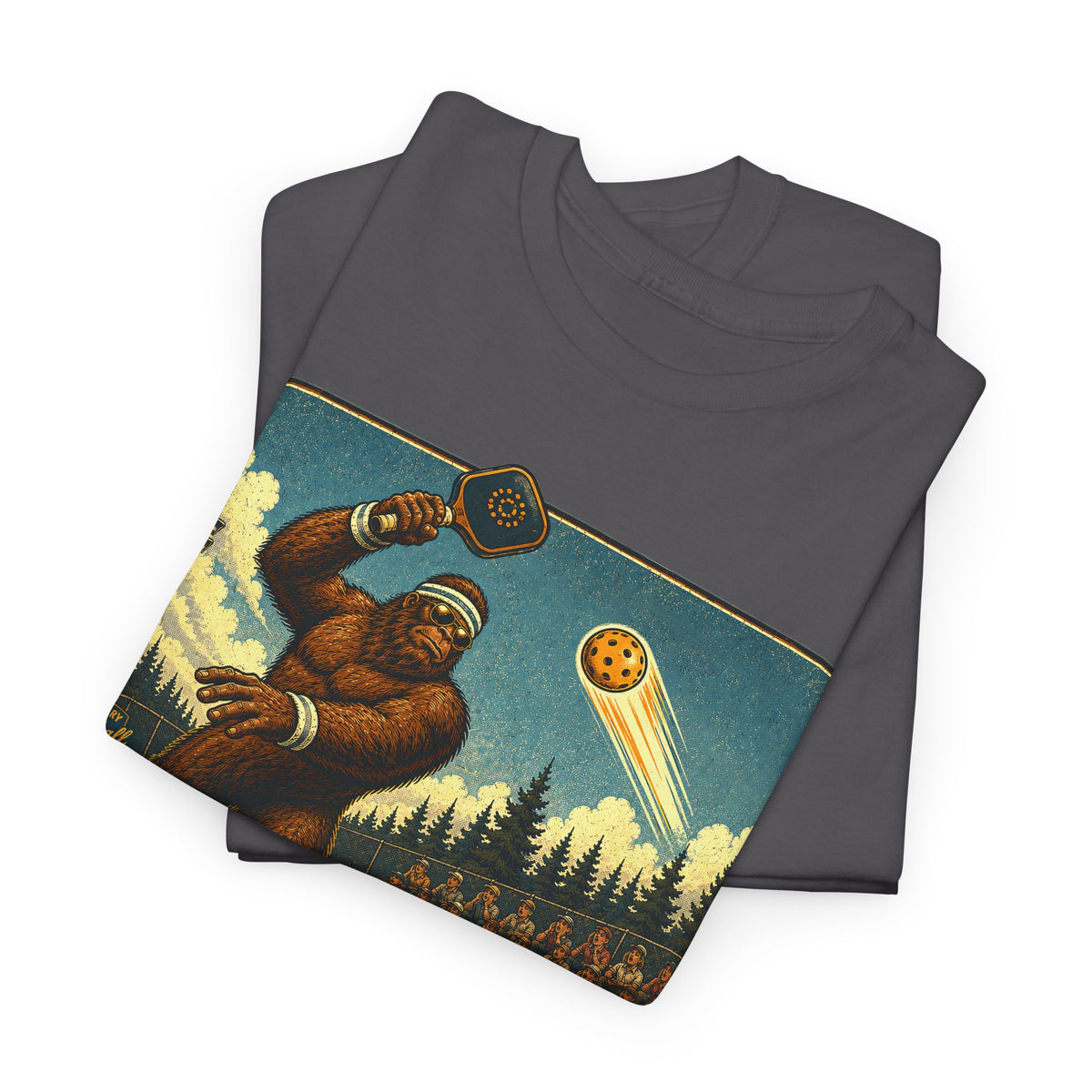 Nobody Has Ever Seen Me Miss Bigfoot Pickleball T-Shirt