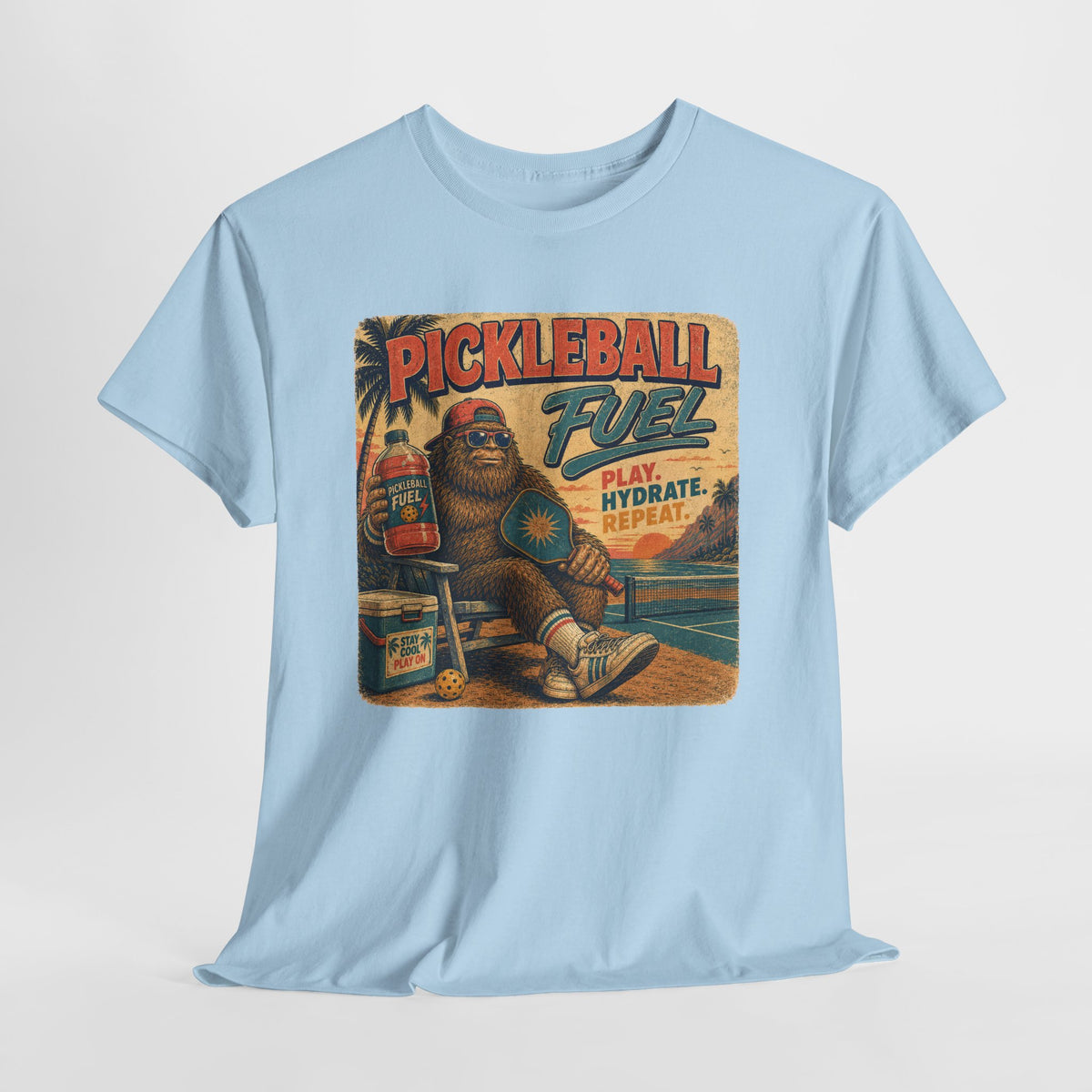 Bigfoot Pickleball Fuel Summer Sports T-Shirt