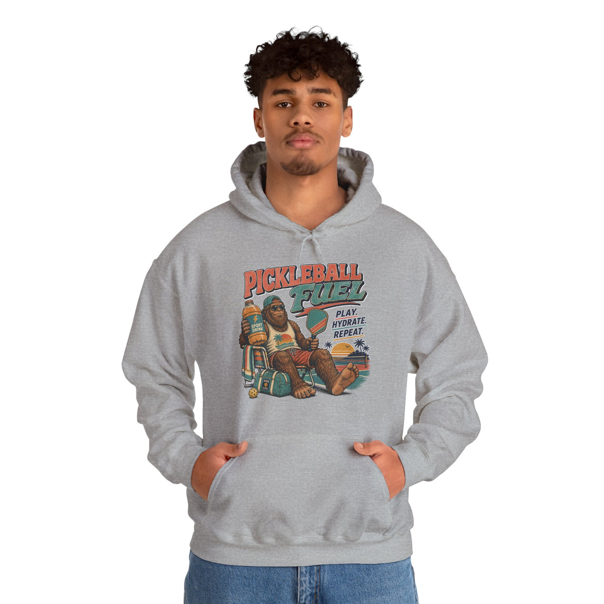 Bigfoot Pickleball Fuel Summer Sports Hoodie