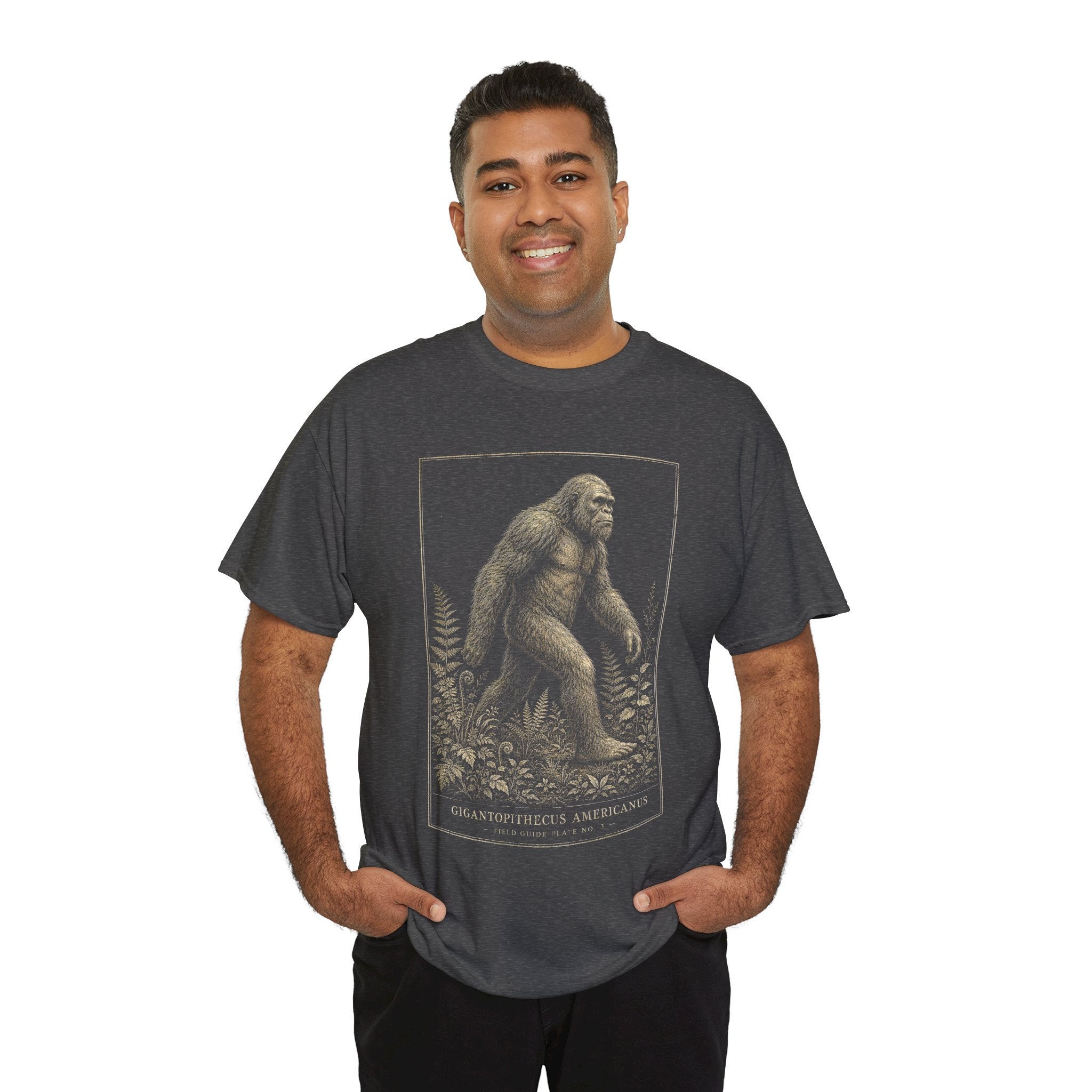 Sasquatch Field Guide T-Shirt – Vintage Naturalist Bigfoot Graphic Tee