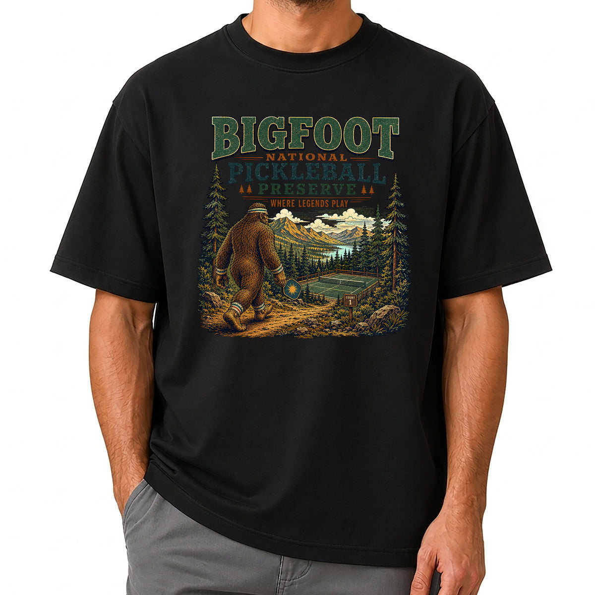 Bigfoot National Pickleball Preserve T-Shirt