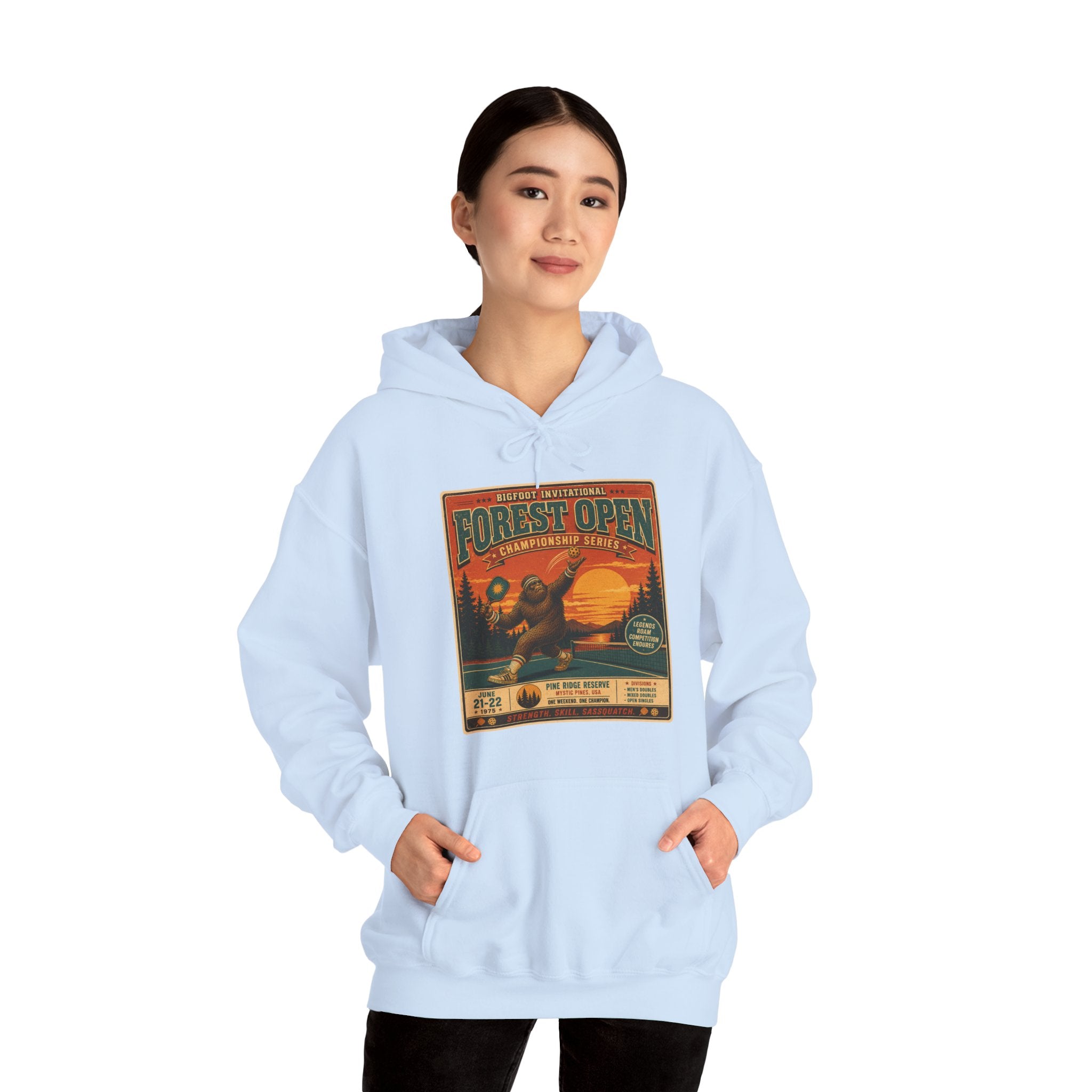 Bigfoot Invitational Forest Open Pickleball Hoodie