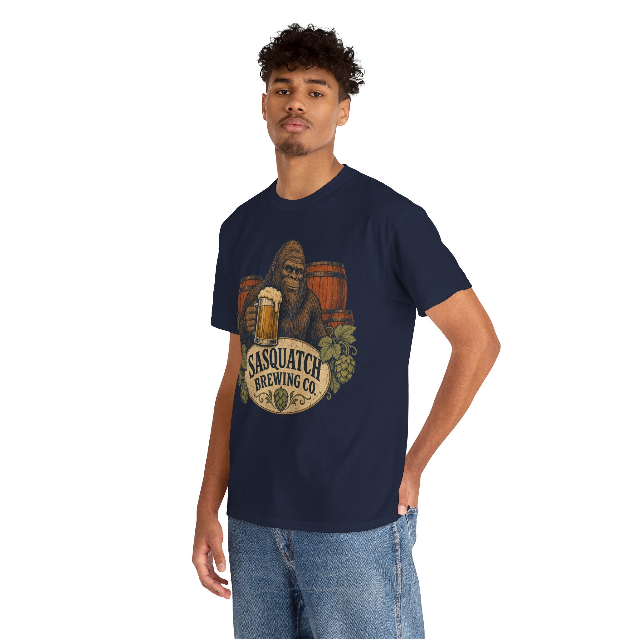 Sasquatch Brewing Co. T-Shirt – Vintage Bigfoot Craft Beer Graphic Tee
