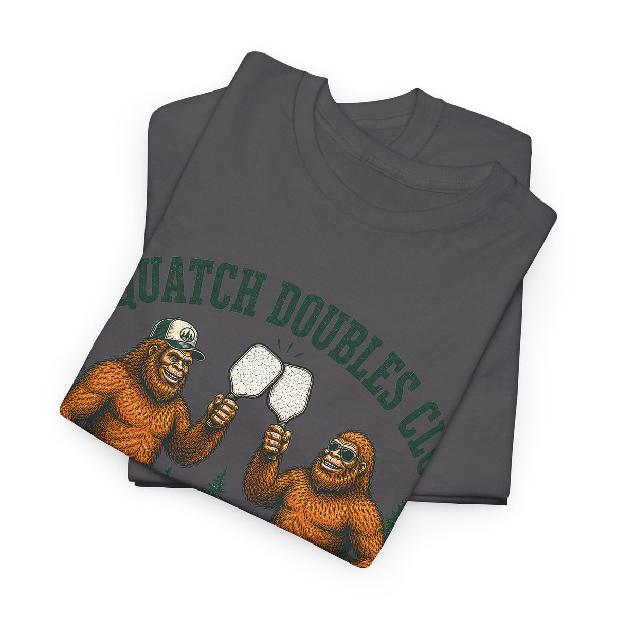Squatch Doubles Club Bigfoot Pickleball T-Shirt