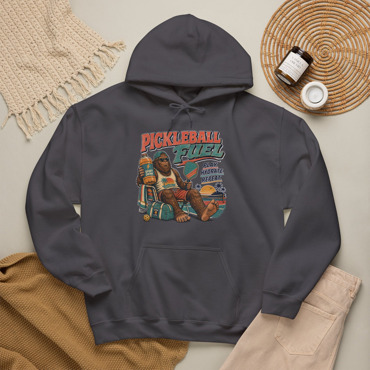 Bigfoot Pickleball Fuel Summer Sports Hoodie
