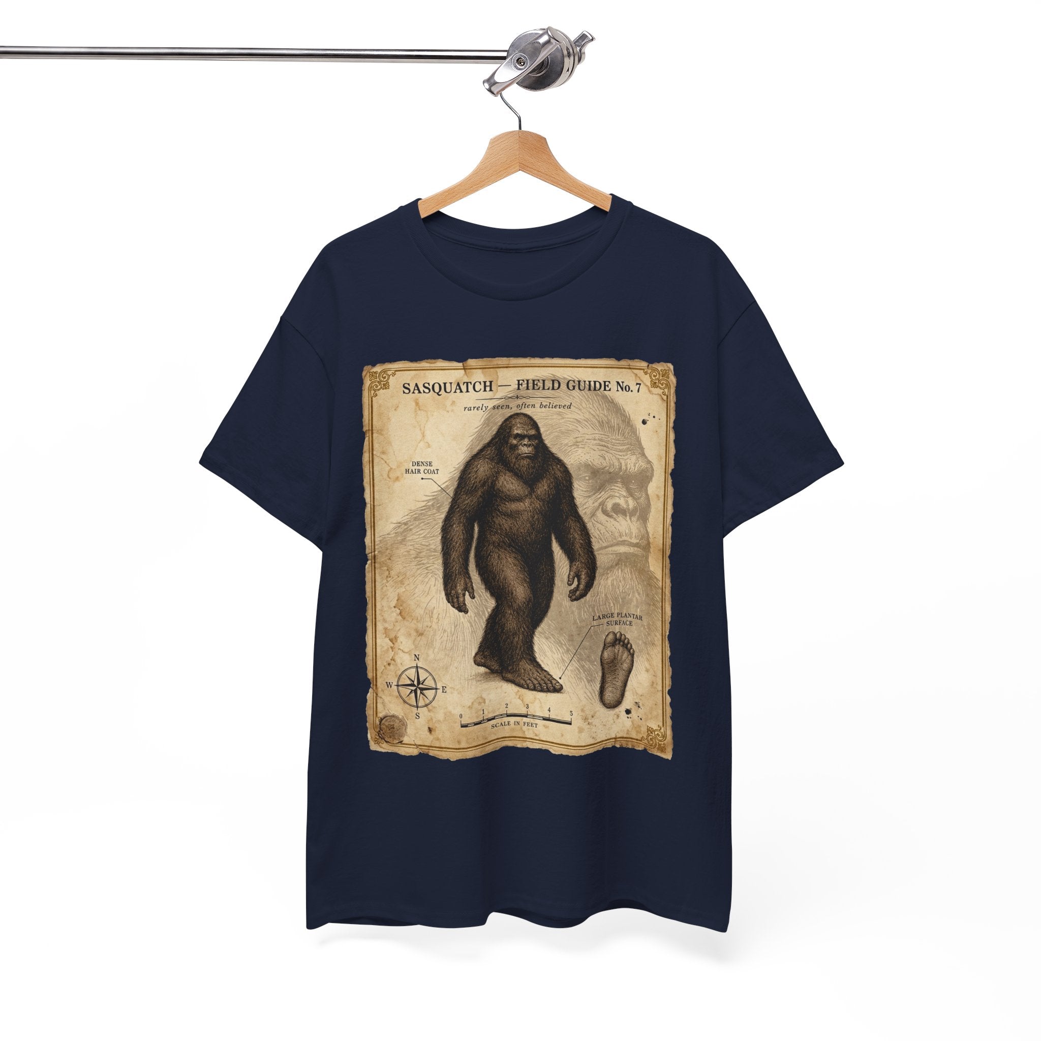 Sasquatch Species Study T-Shirt – Vintage Museum Field Guide Graphic Tee