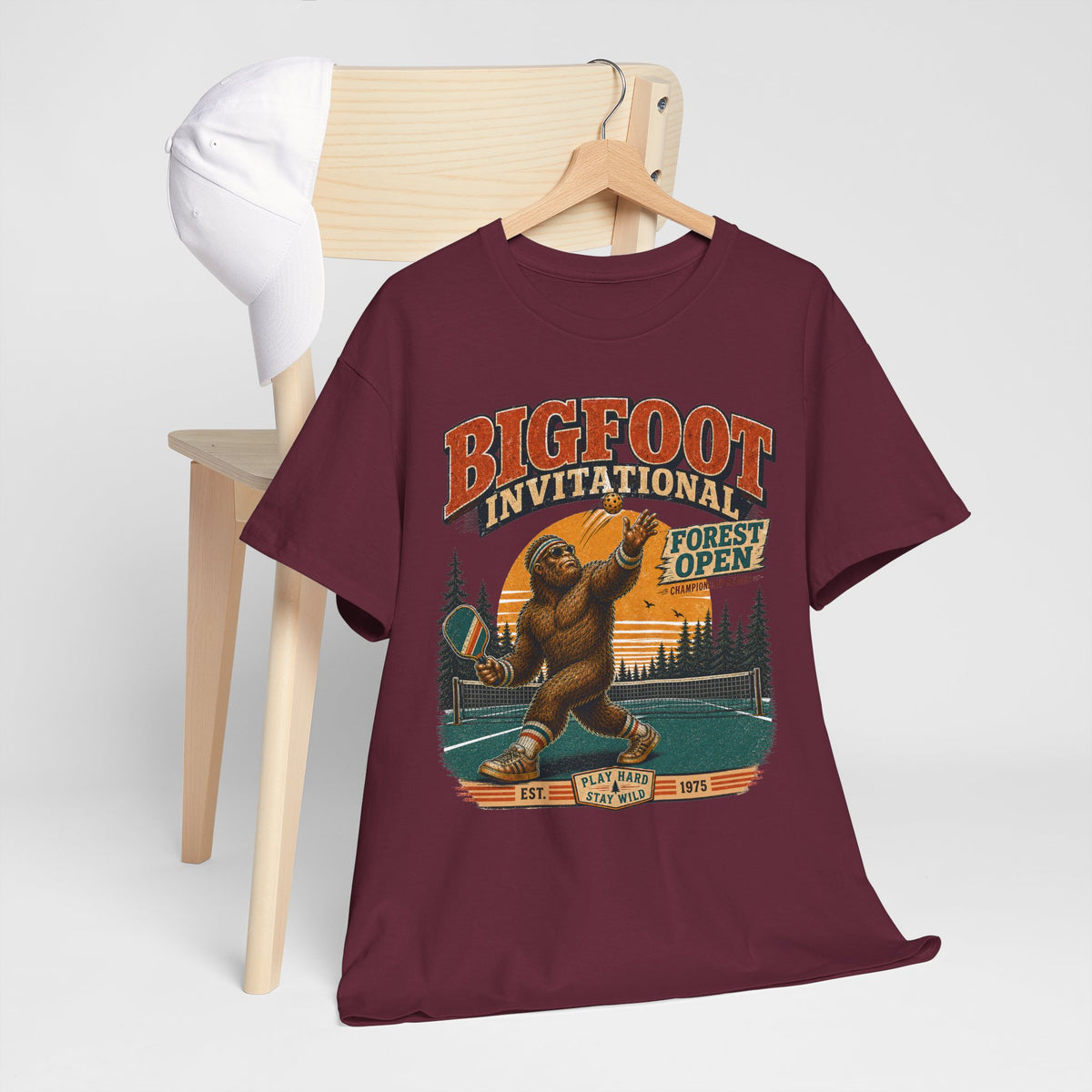 Bigfoot Invitational Forest Open Pickleball T-Shirt