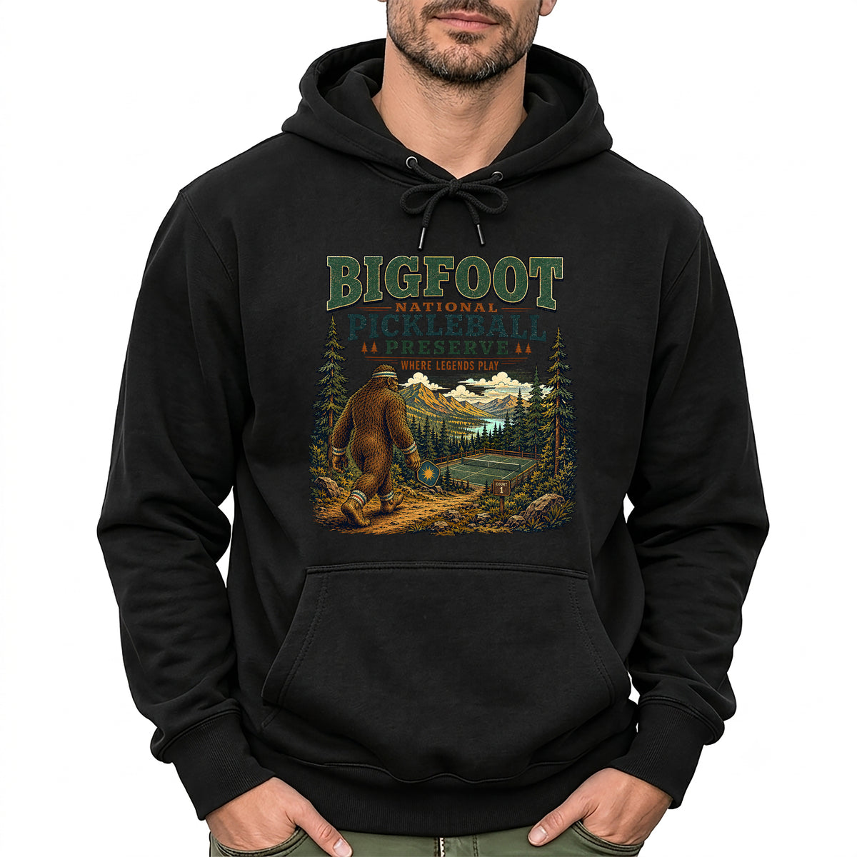 Bigfoot National Pickleball Preserve Hoodie