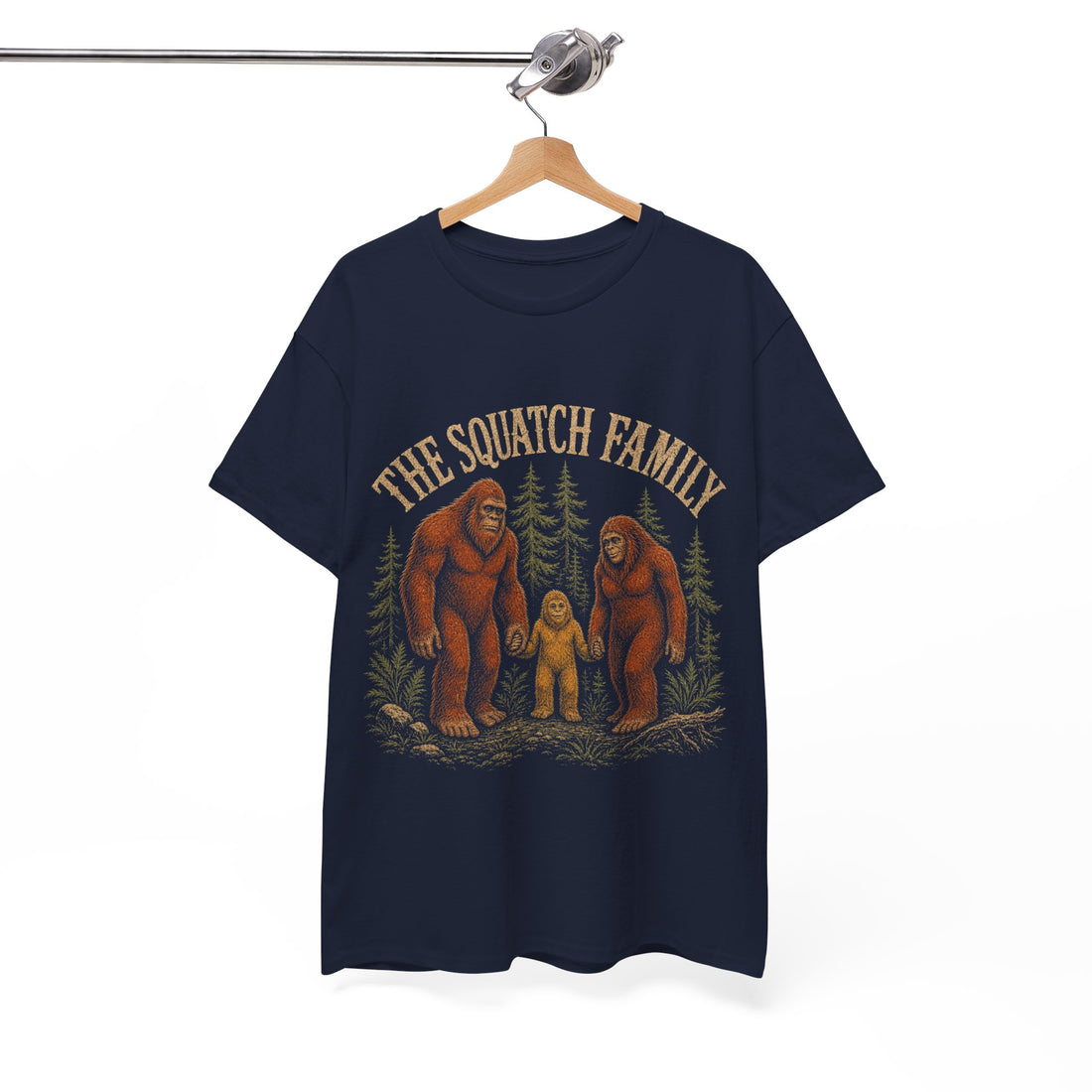 The Squatch Family T-Shirt – Vintage Bigfoot Family Graphic Tee