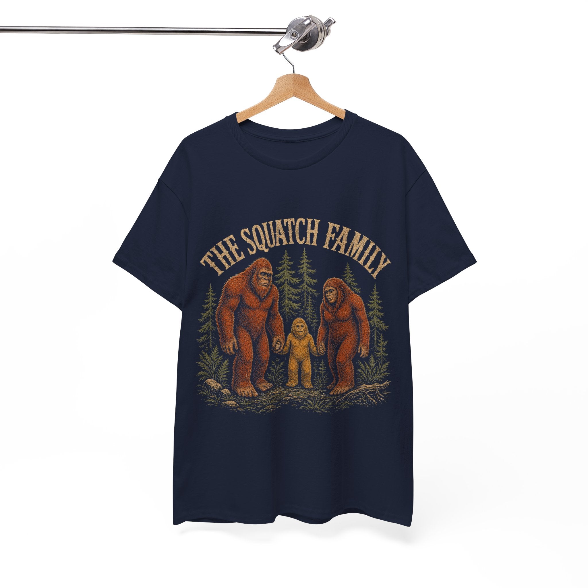 The Squatch Family T-Shirt – Vintage Bigfoot Family Graphic Tee