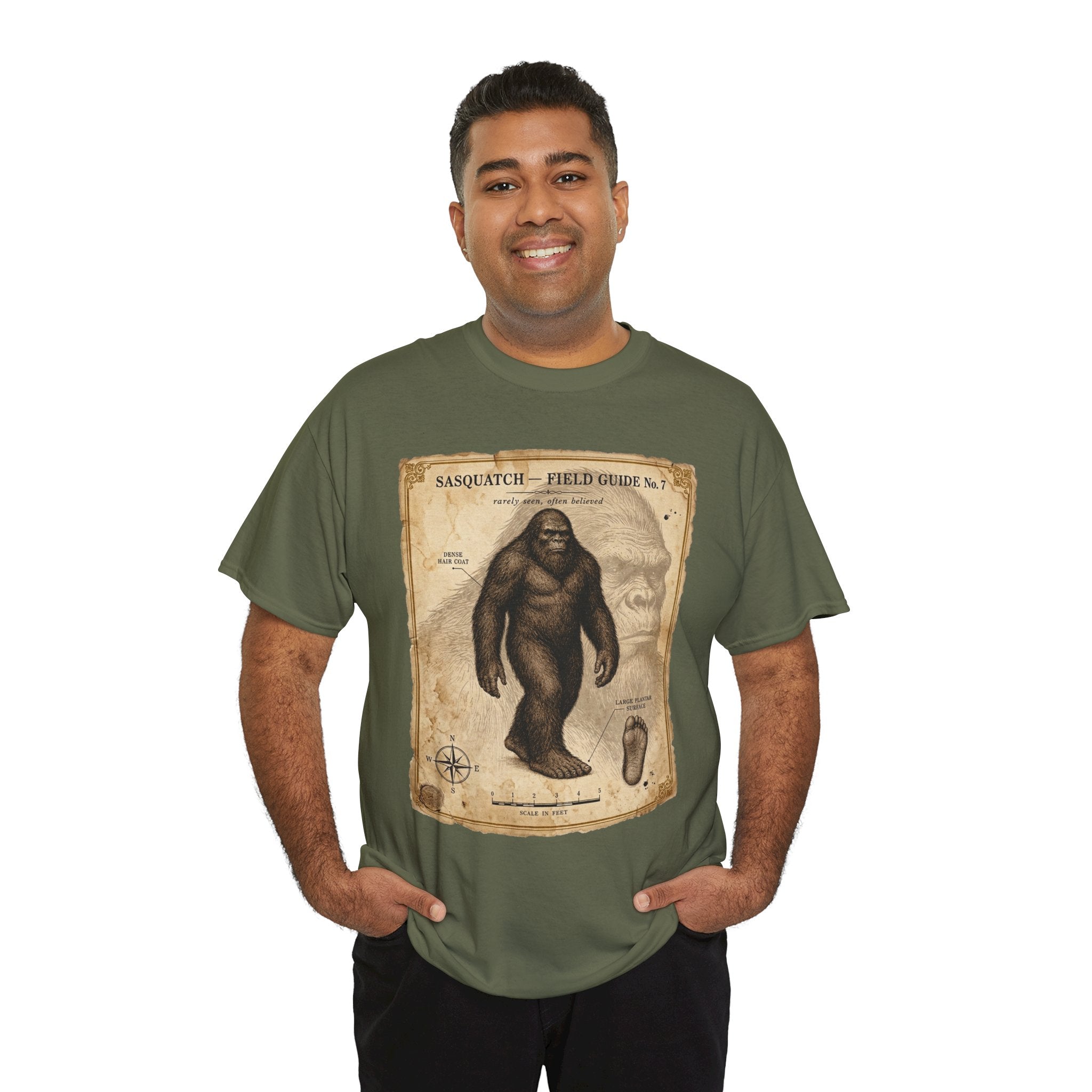 Sasquatch Species Study T-Shirt – Vintage Museum Field Guide Graphic Tee