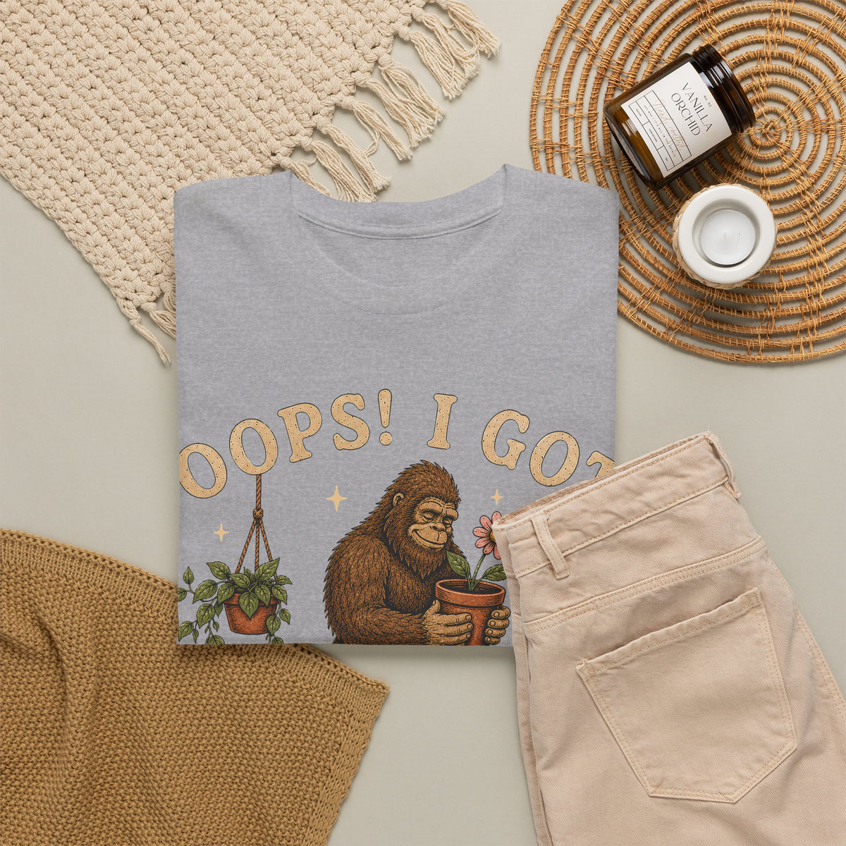 Another Plant Bigfoot T-Shirt – Funny Sasquatch Houseplant Lover Tee