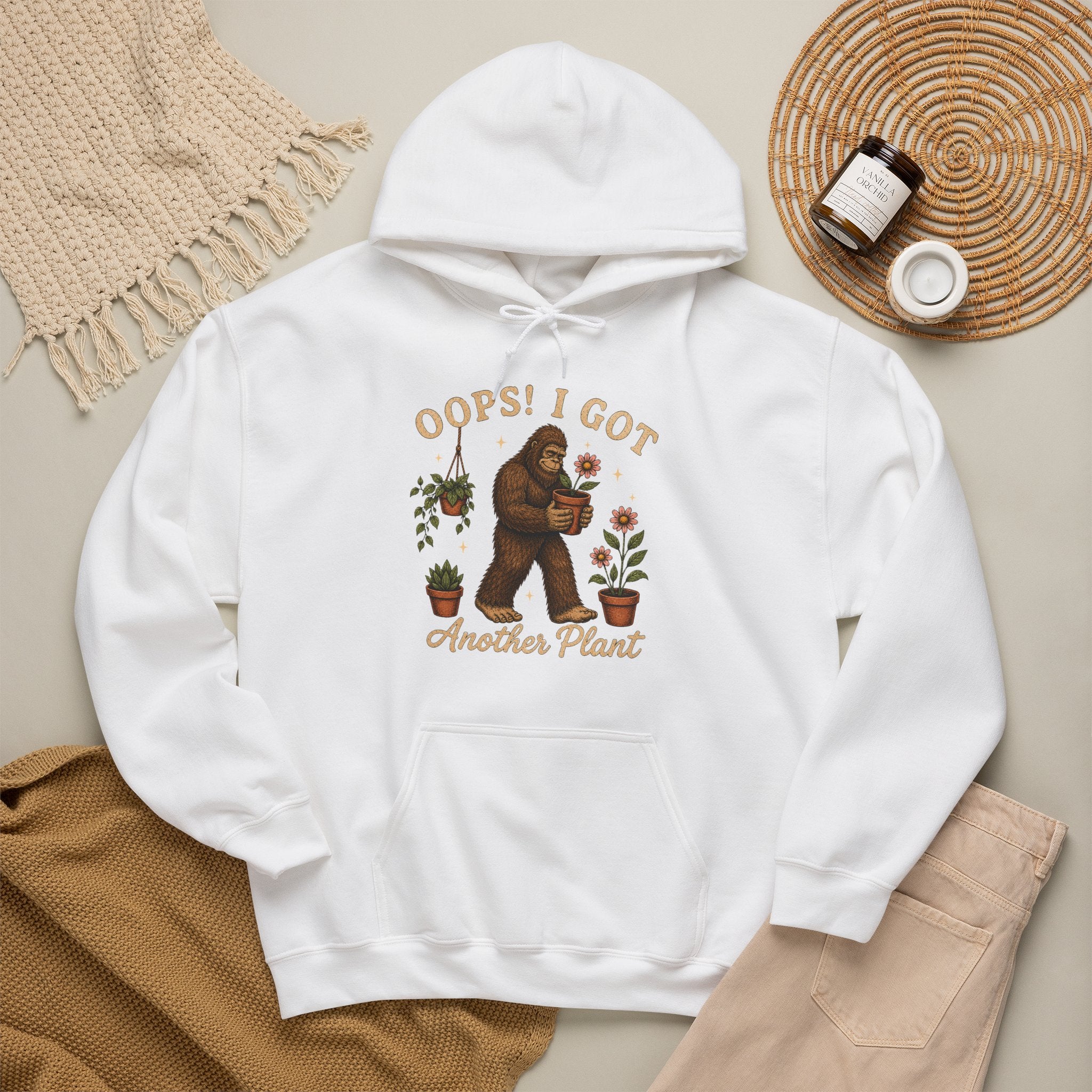Another Plant Bigfoot Hoodie – Funny Sasquatch Houseplant Lover