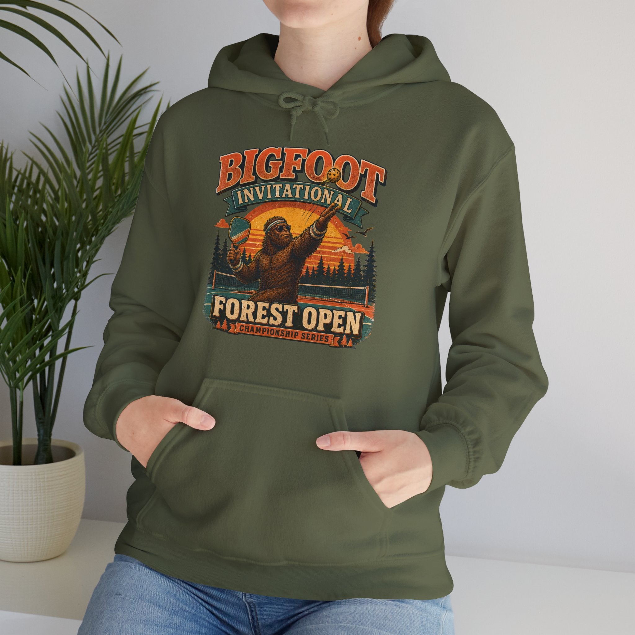 Bigfoot Invitational Forest Open Pickleball Hoodie