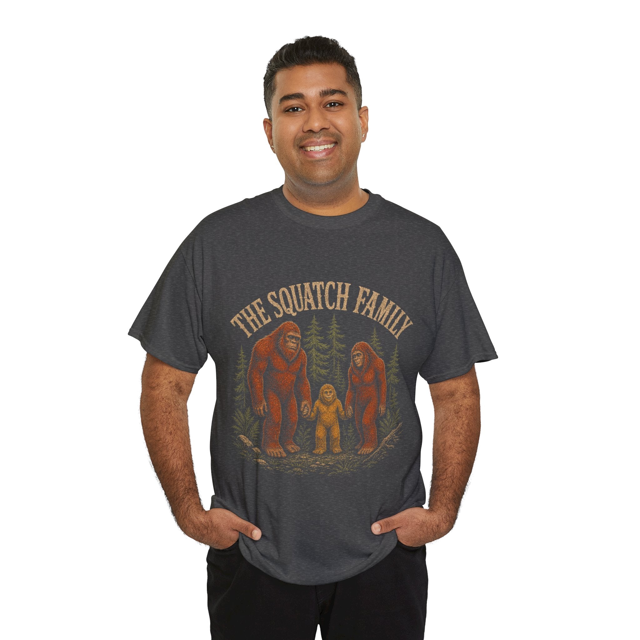 The Squatch Family T-Shirt – Vintage Bigfoot Family Graphic Tee