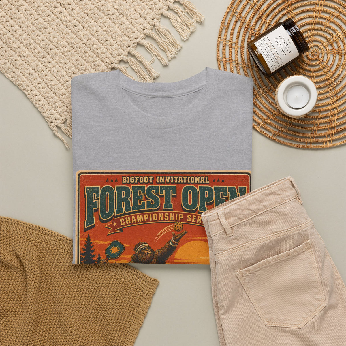 Bigfoot Invitational Forest Open Pickleball T-Shirt