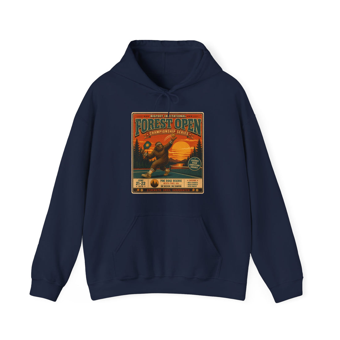 Bigfoot Invitational Forest Open Pickleball Hoodie