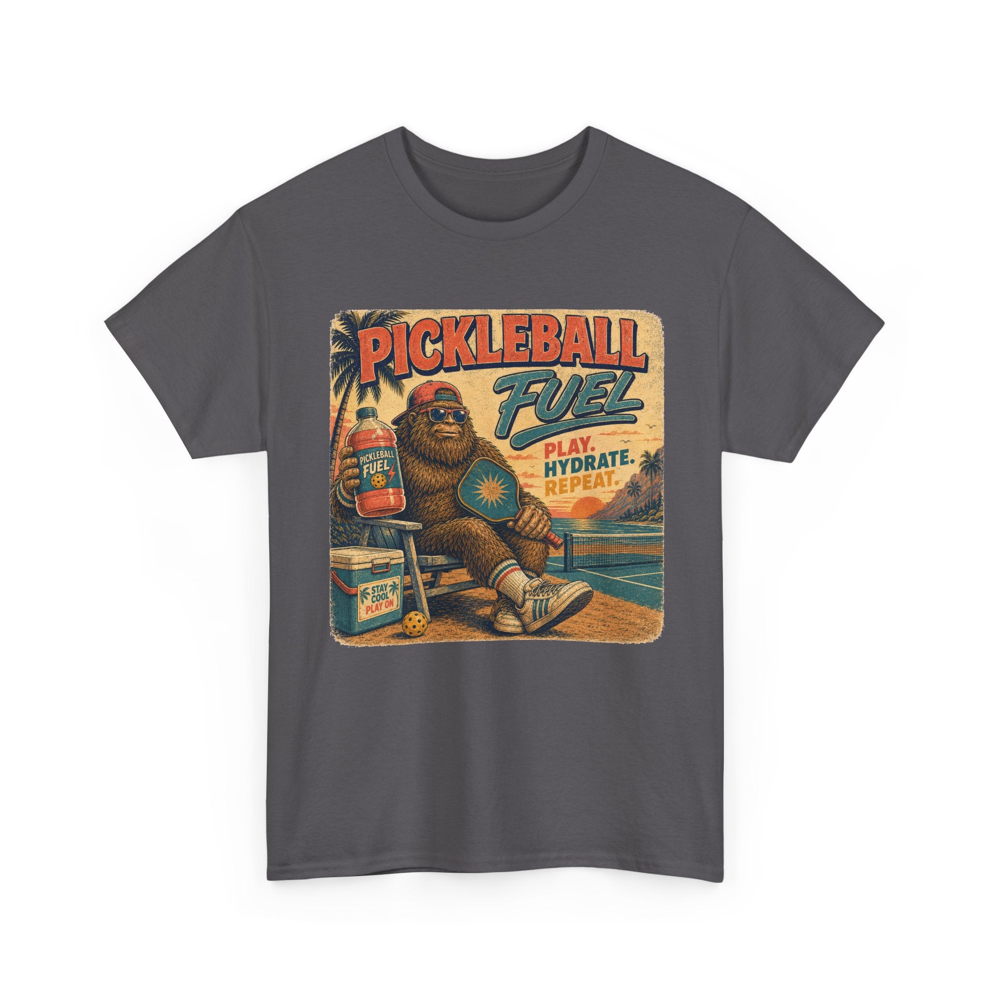 Bigfoot Pickleball Fuel Summer Sports T-Shirt