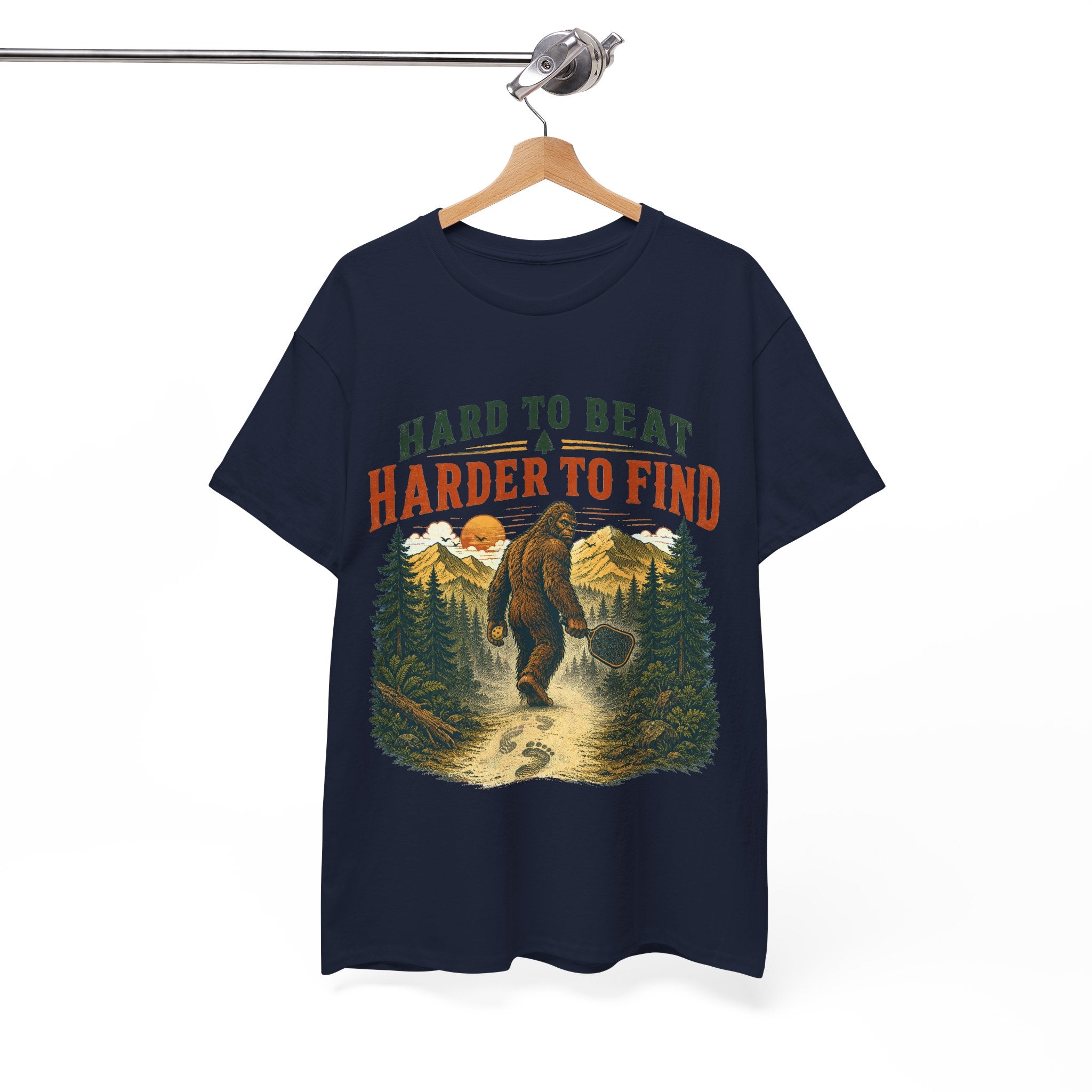 Bigfoot Hard to Beat Harder to Find Pickleball T-Shirt