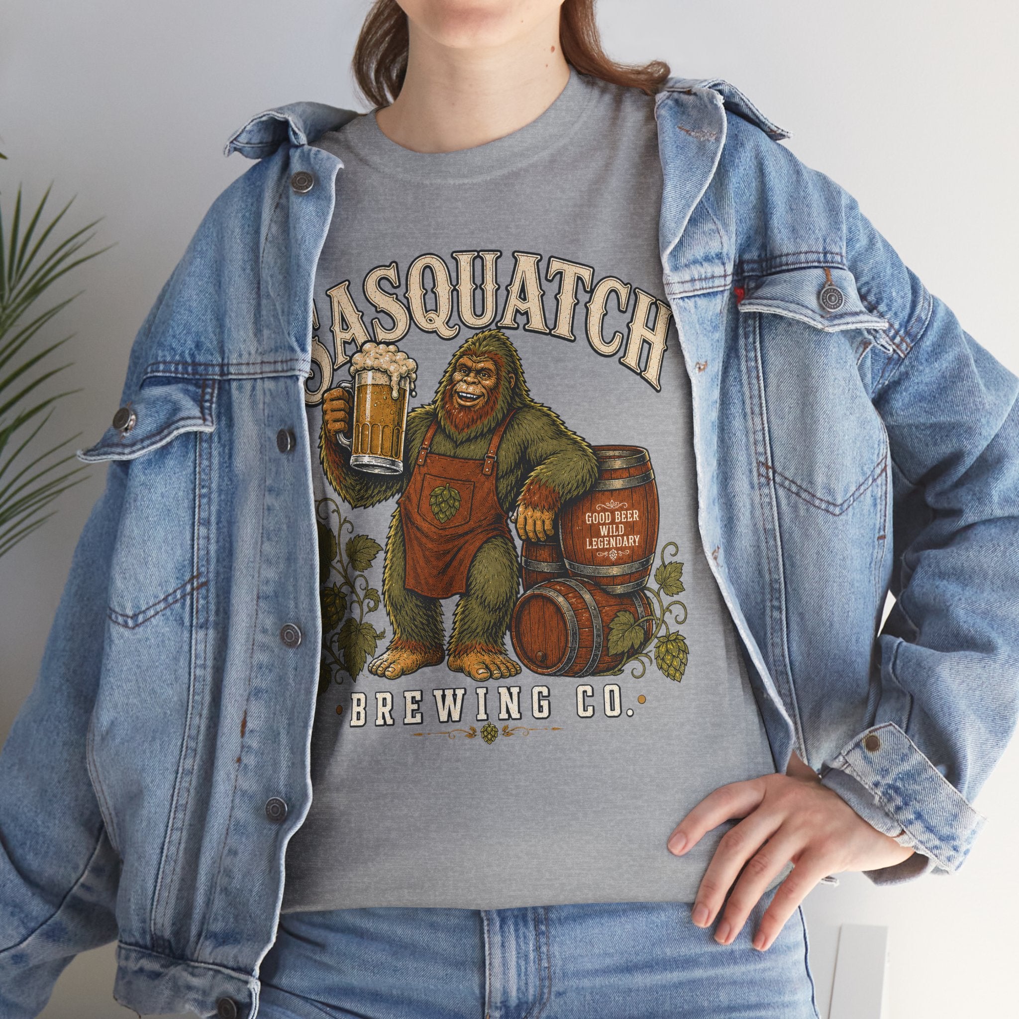 Sasquatch Brewing Co. T-Shirt – Vintage Bigfoot Craft Beer Graphic Tee
