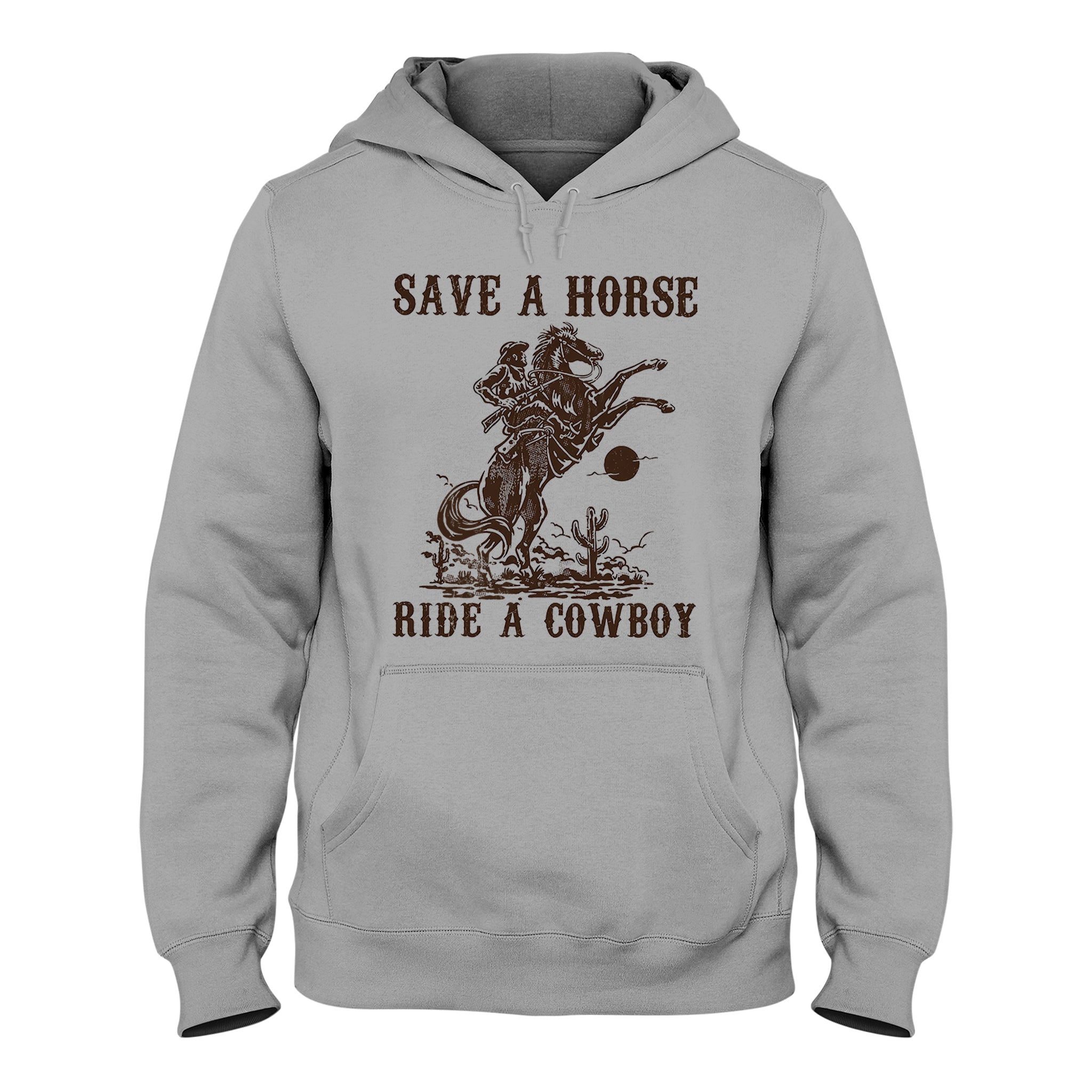 Save a Horse Ride a Cowboy Hoodie, Retro Western Rodeo Graphic, Country Music Lover Unisex Hoodie