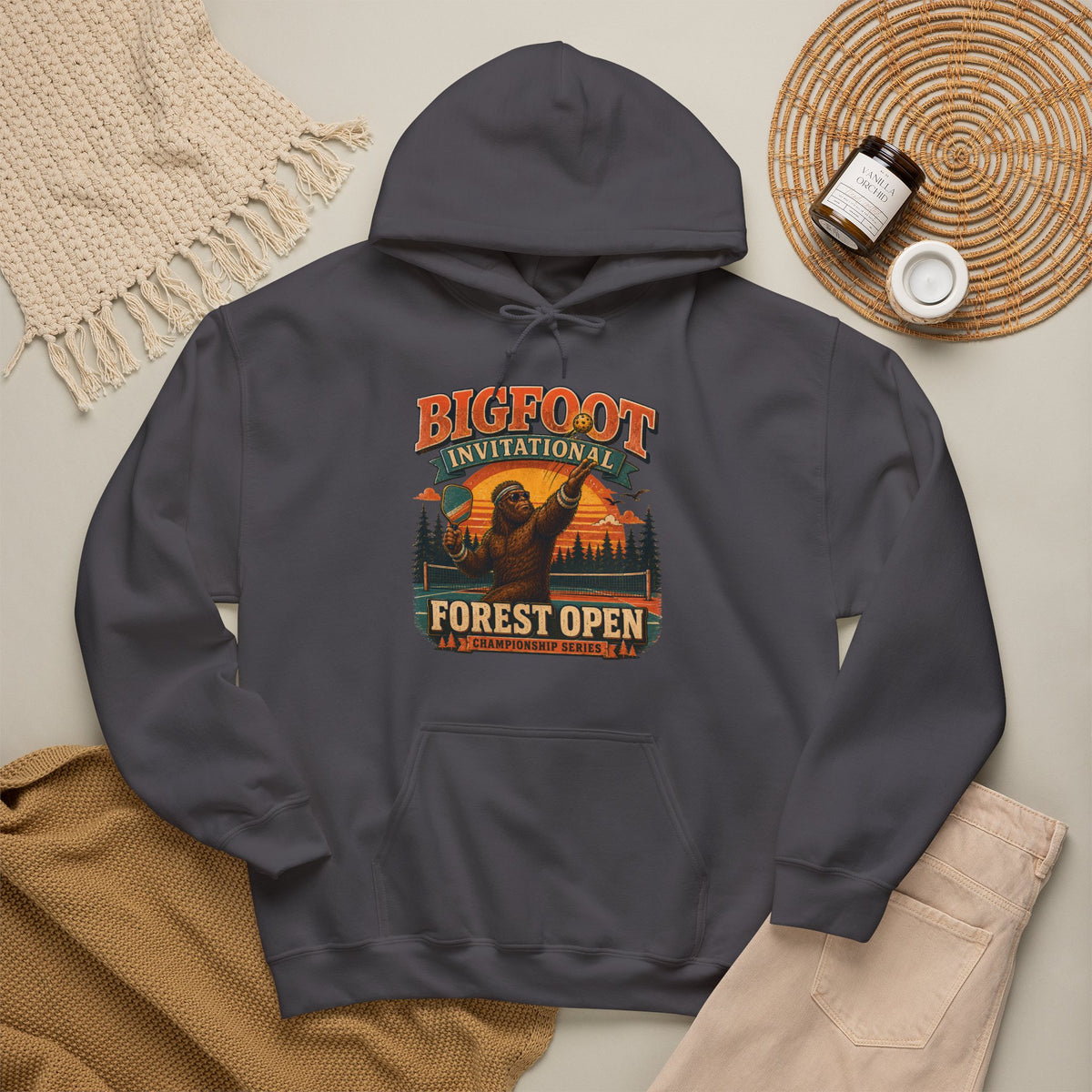 Bigfoot Invitational Forest Open Pickleball Hoodie