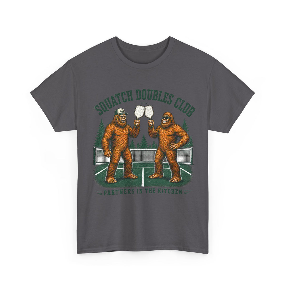 Squatch Doubles Club Bigfoot Pickleball T-Shirt