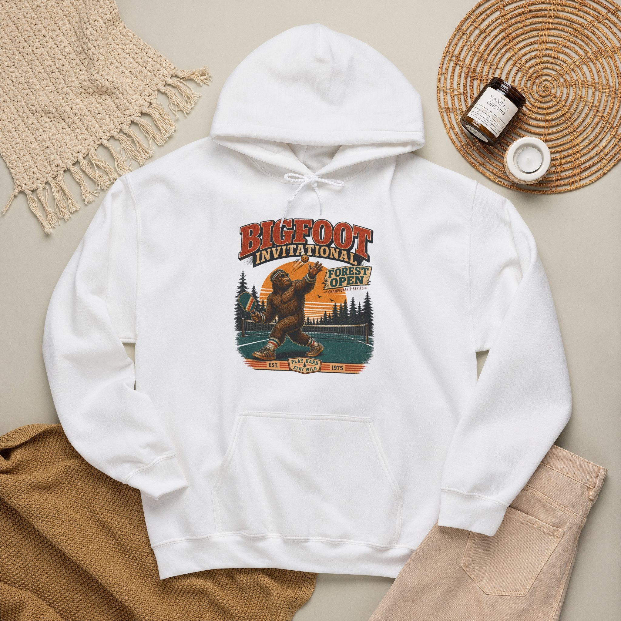 Bigfoot Invitational Forest Open Pickleball Hoodie