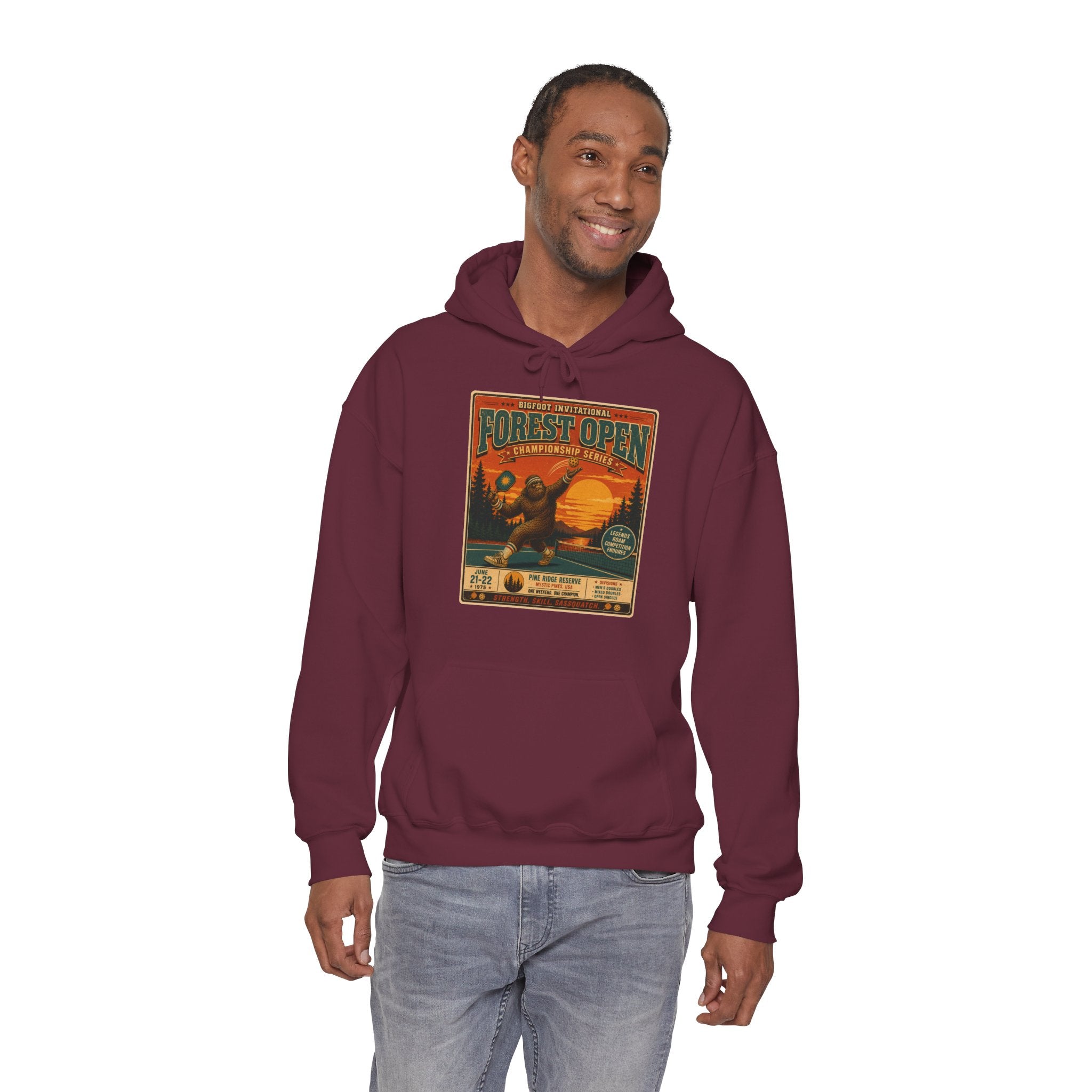Bigfoot Invitational Forest Open Pickleball Hoodie