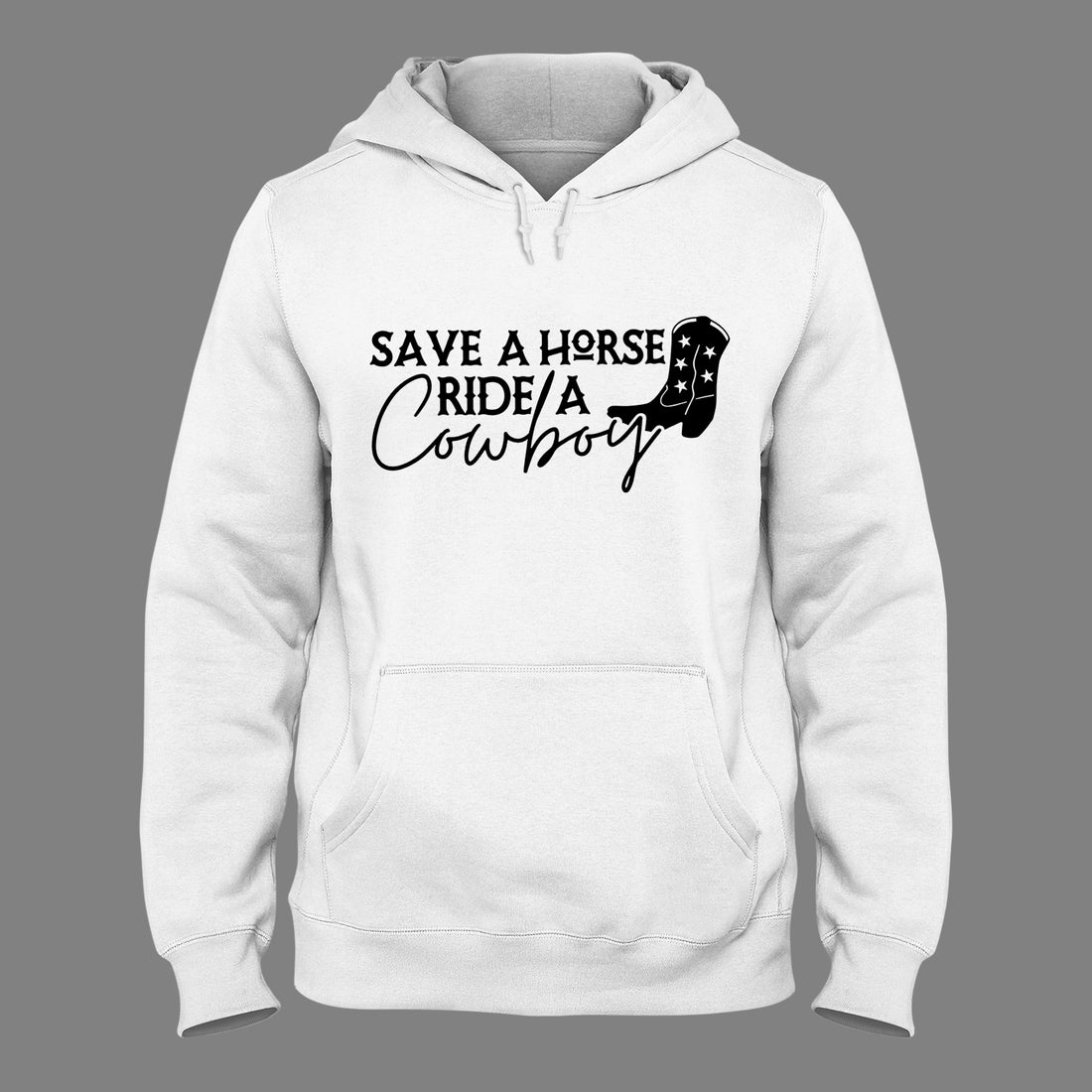 Save a Horse Ride a Cowboy Hoodie, Bachelorette Party Western Graphic, Funny Bridal Party Unisex Hoodie