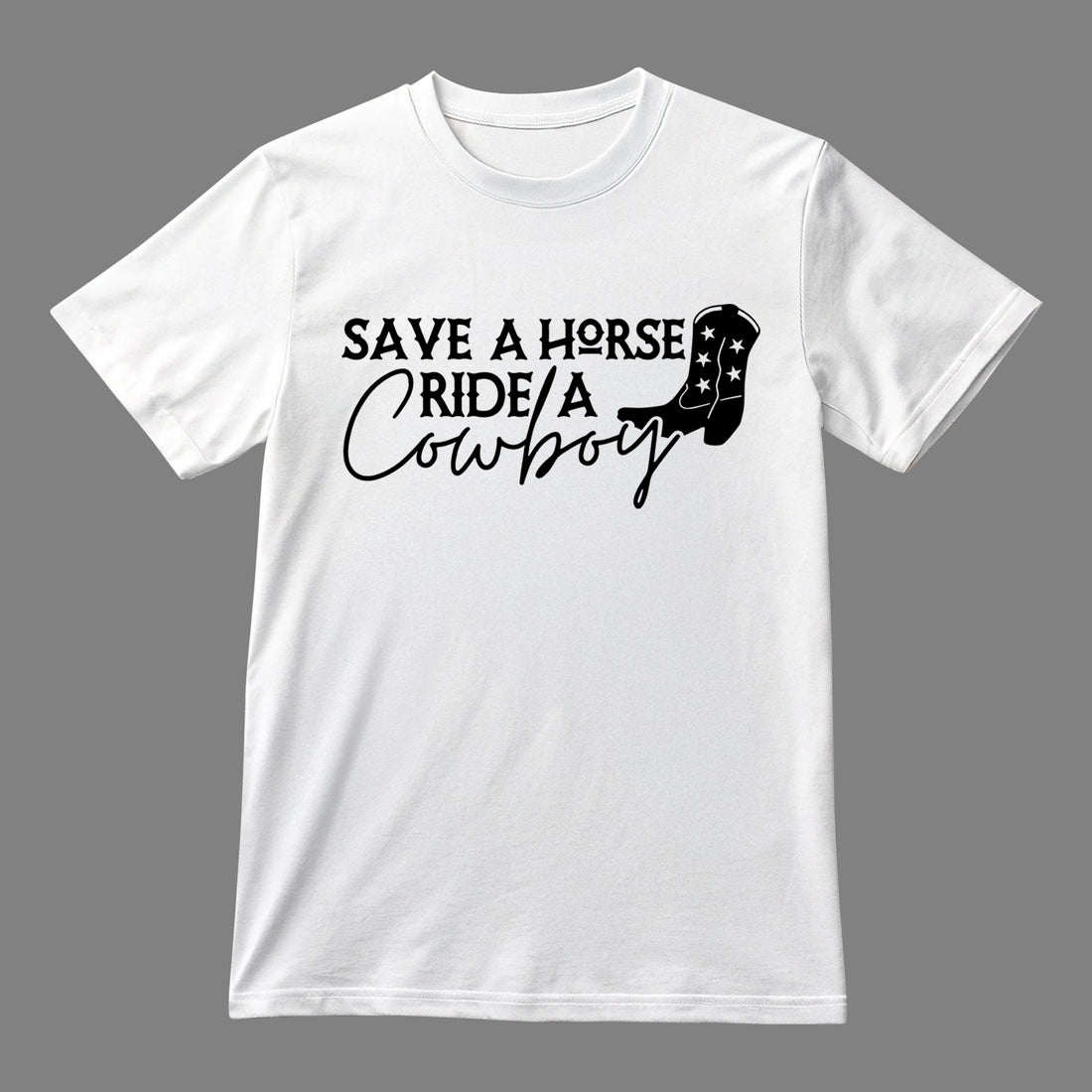 Save a Horse Ride a Cowboy T-shirt, Bachelorette Party Western Graphic, Funny Bridal Party Unisex T-shirt
