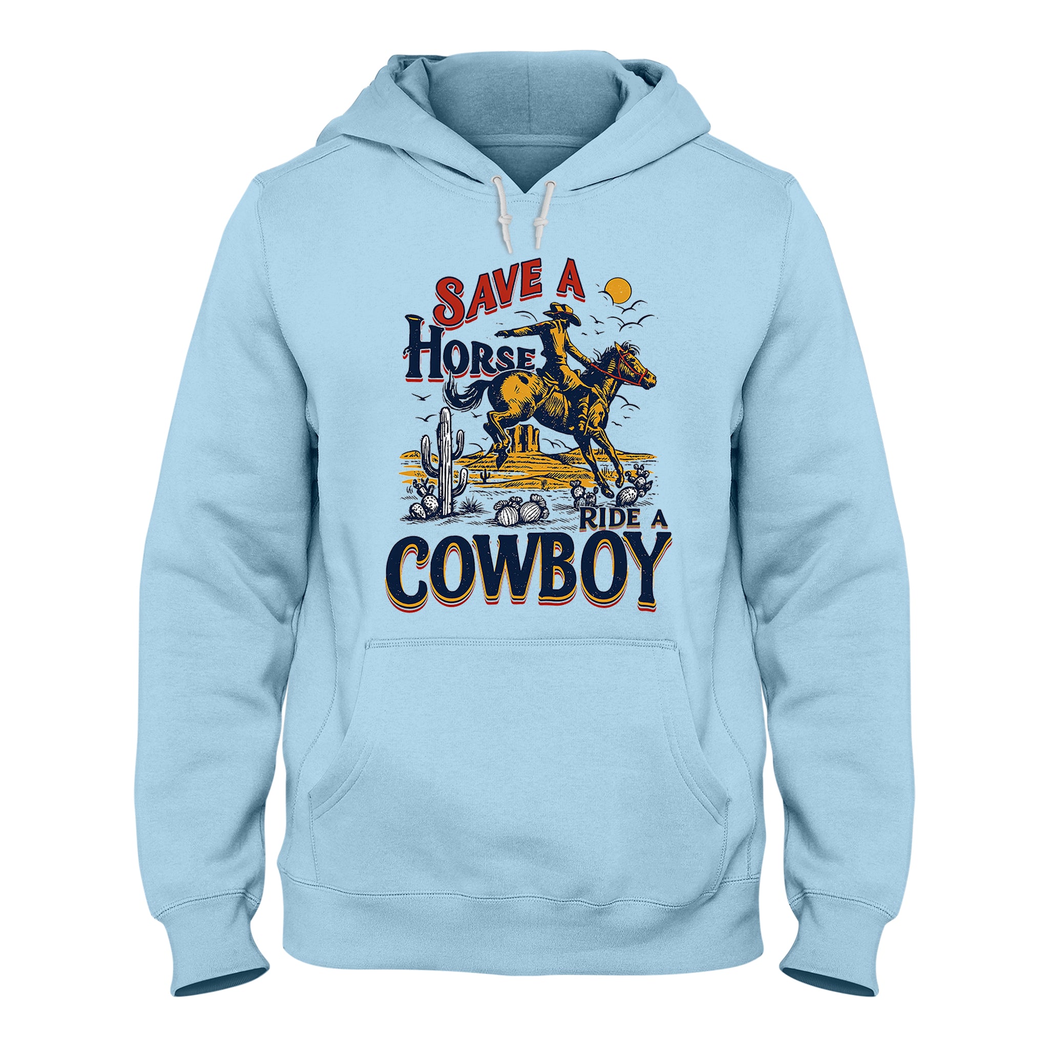 Save a Horse Ride a Cowboy Hoodie, Vintage 90s Western Graphic, Retro Rodeo Unisex Hoodie