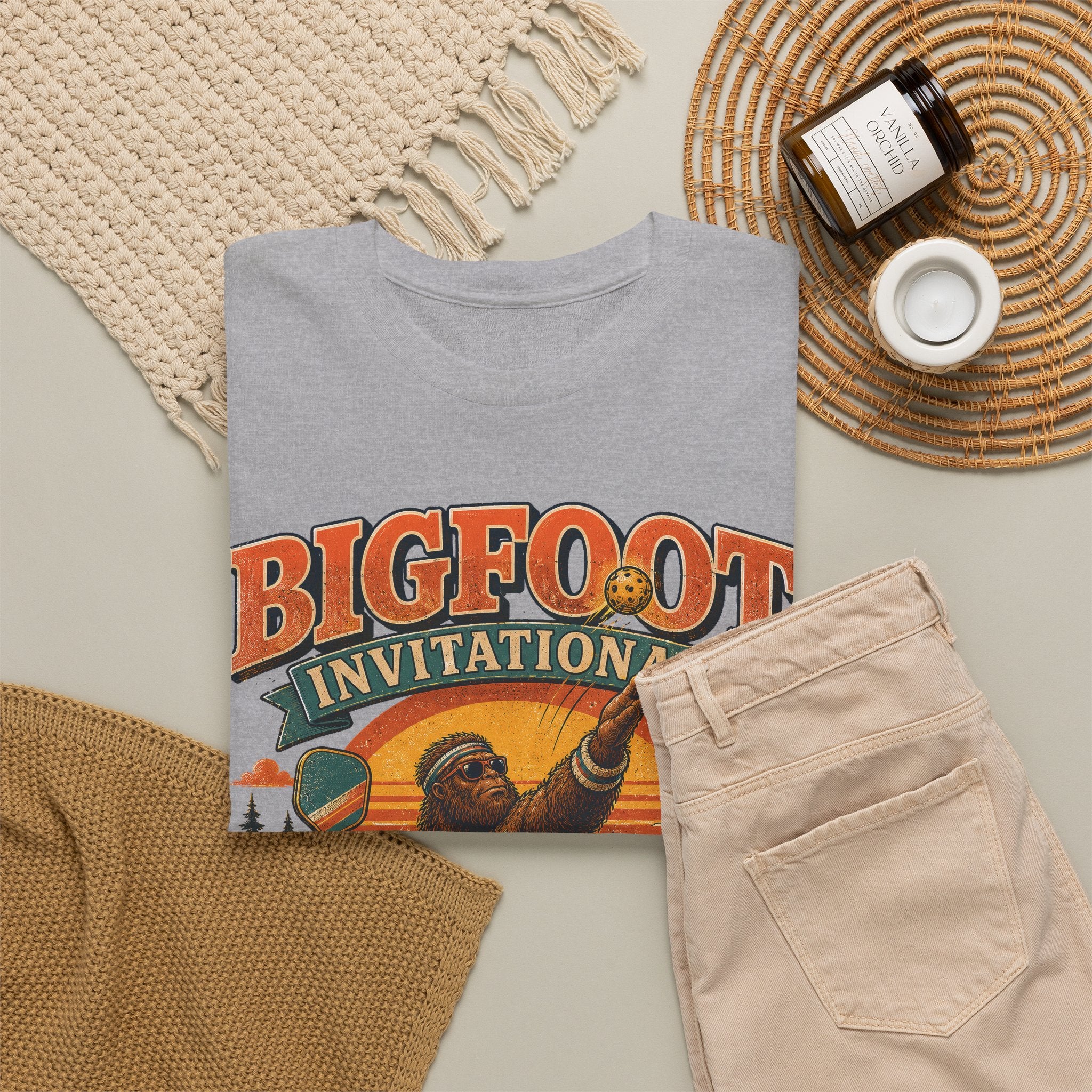 Bigfoot Invitational Forest Open Pickleball T-Shirt