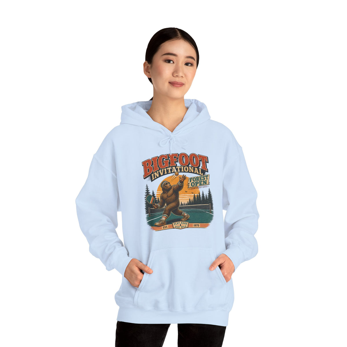 Bigfoot Invitational Forest Open Pickleball Hoodie