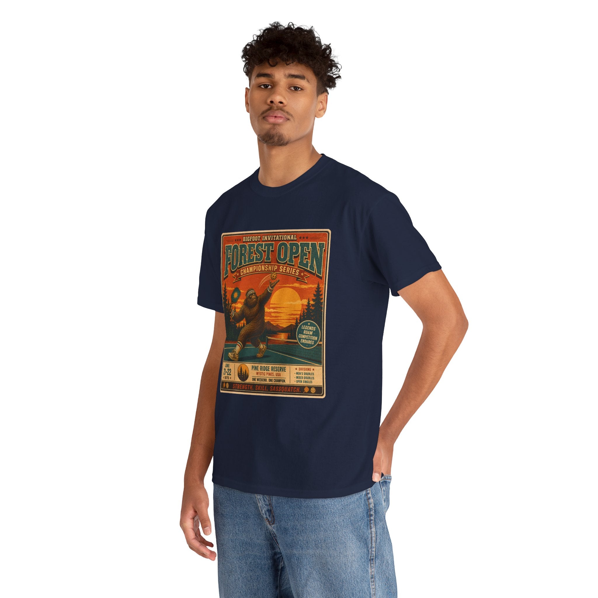 Bigfoot Invitational Forest Open Pickleball T-Shirt