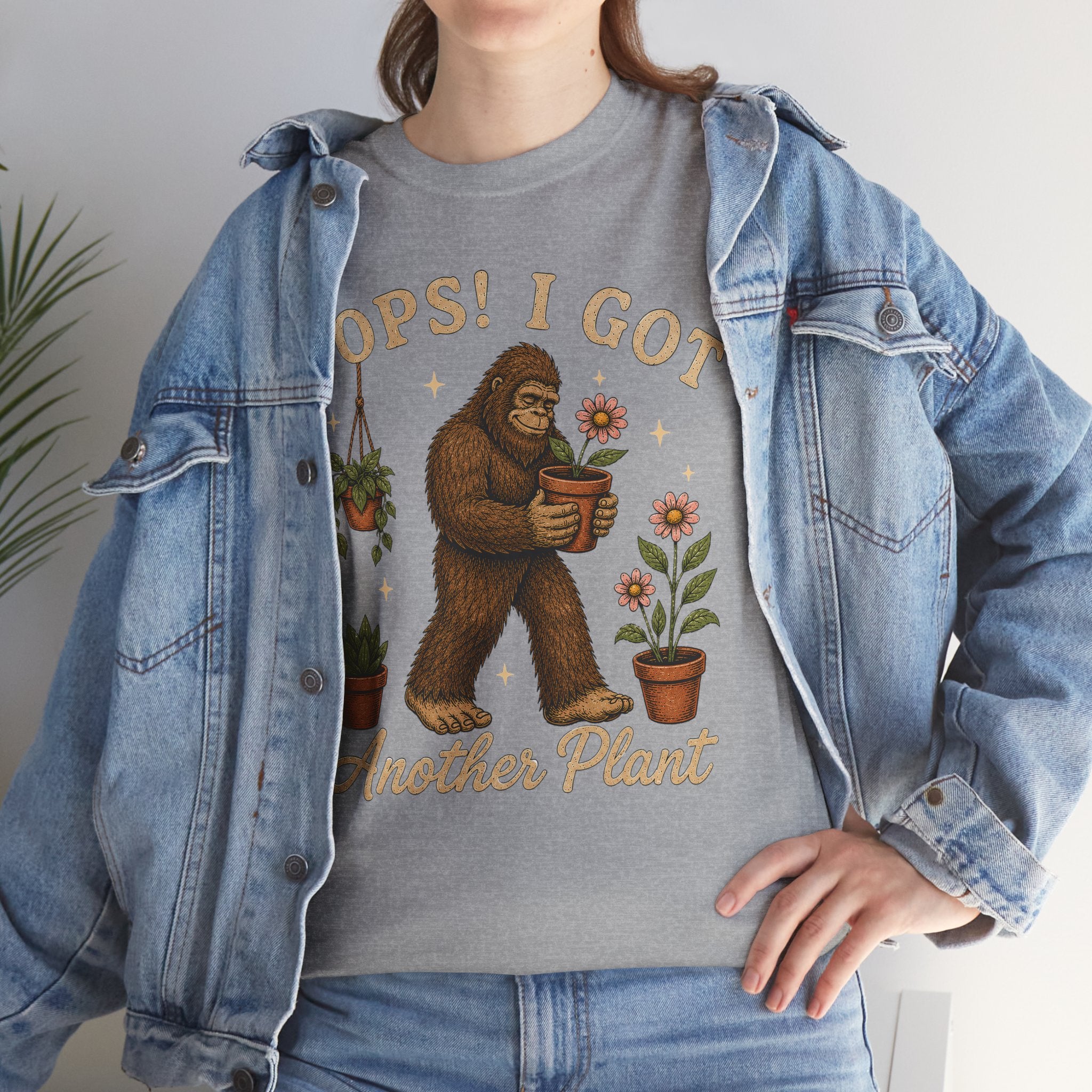 Another Plant Bigfoot T-Shirt – Funny Sasquatch Houseplant Lover Tee