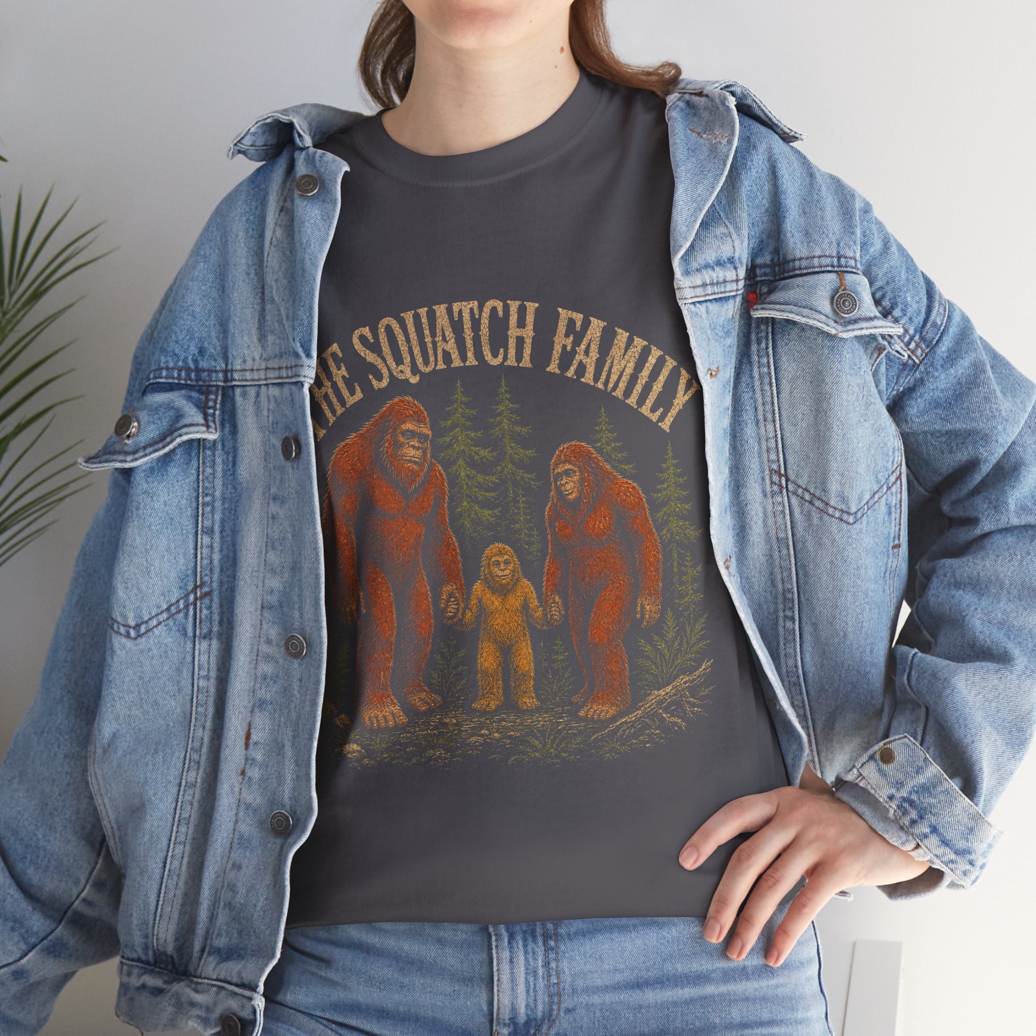 The Squatch Family T-Shirt – Vintage Bigfoot Family Graphic Tee