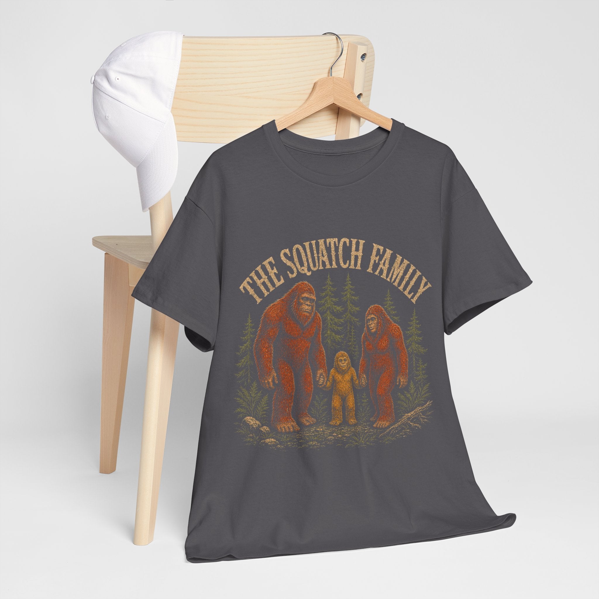 The Squatch Family T-Shirt – Vintage Bigfoot Family Graphic Tee
