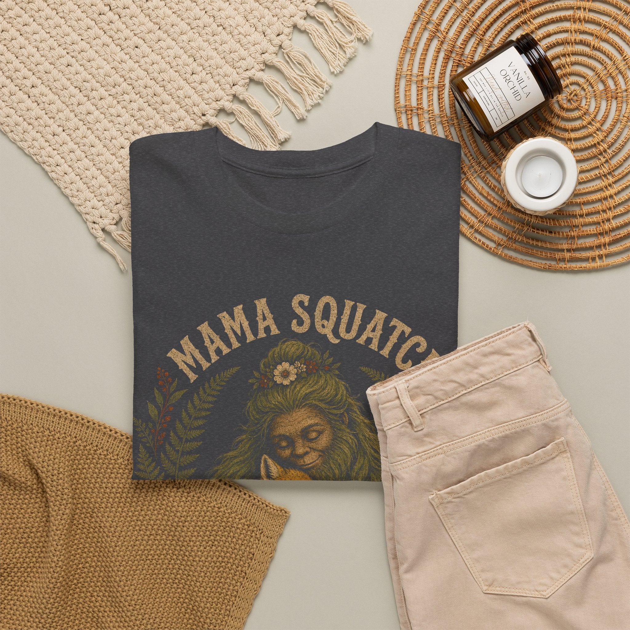Mama Squatch T-Shirt – Wild At Heart Gentle In The Woods Bigfoot Tee