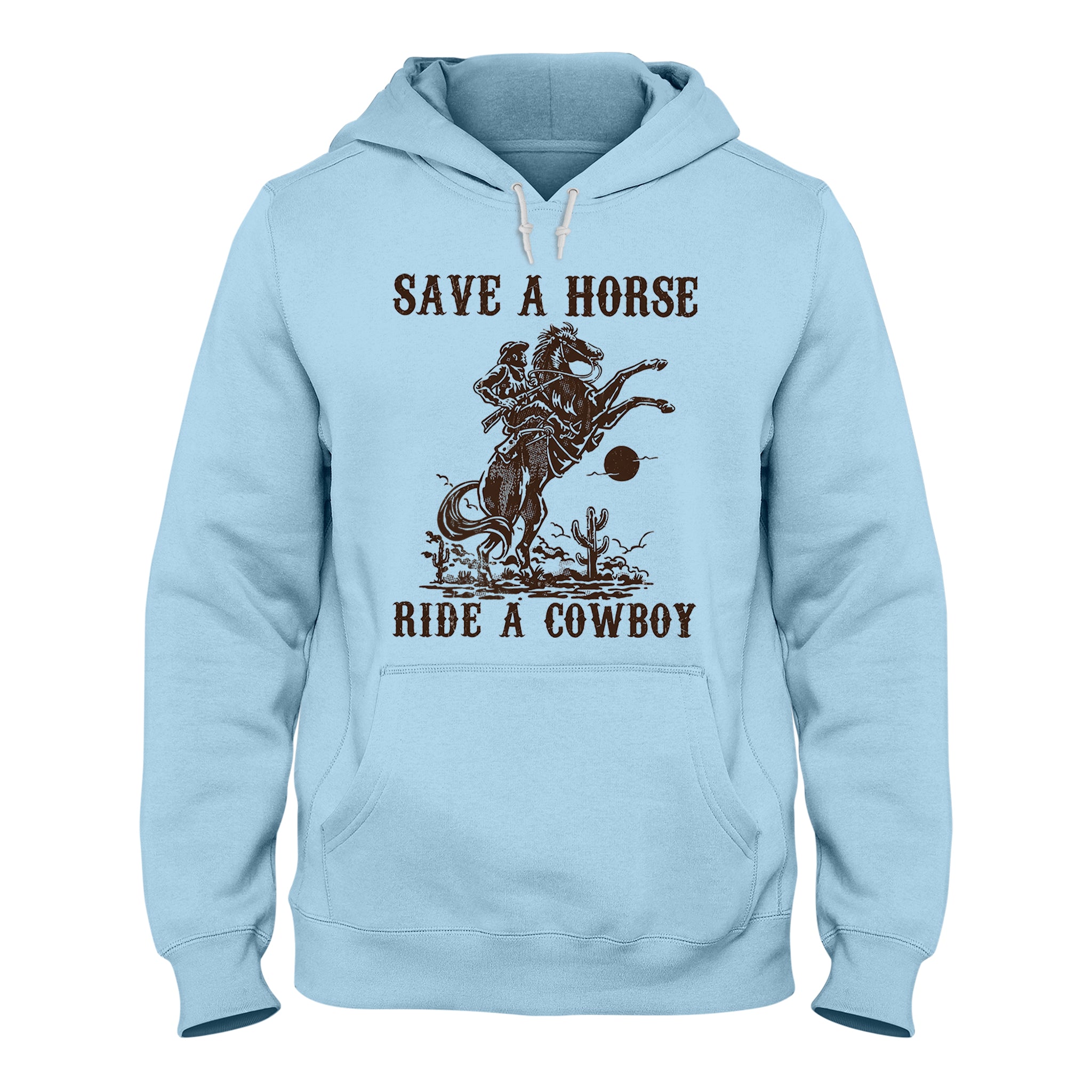 Save a Horse Ride a Cowboy Hoodie, Retro Western Rodeo Graphic, Country Music Lover Unisex Hoodie