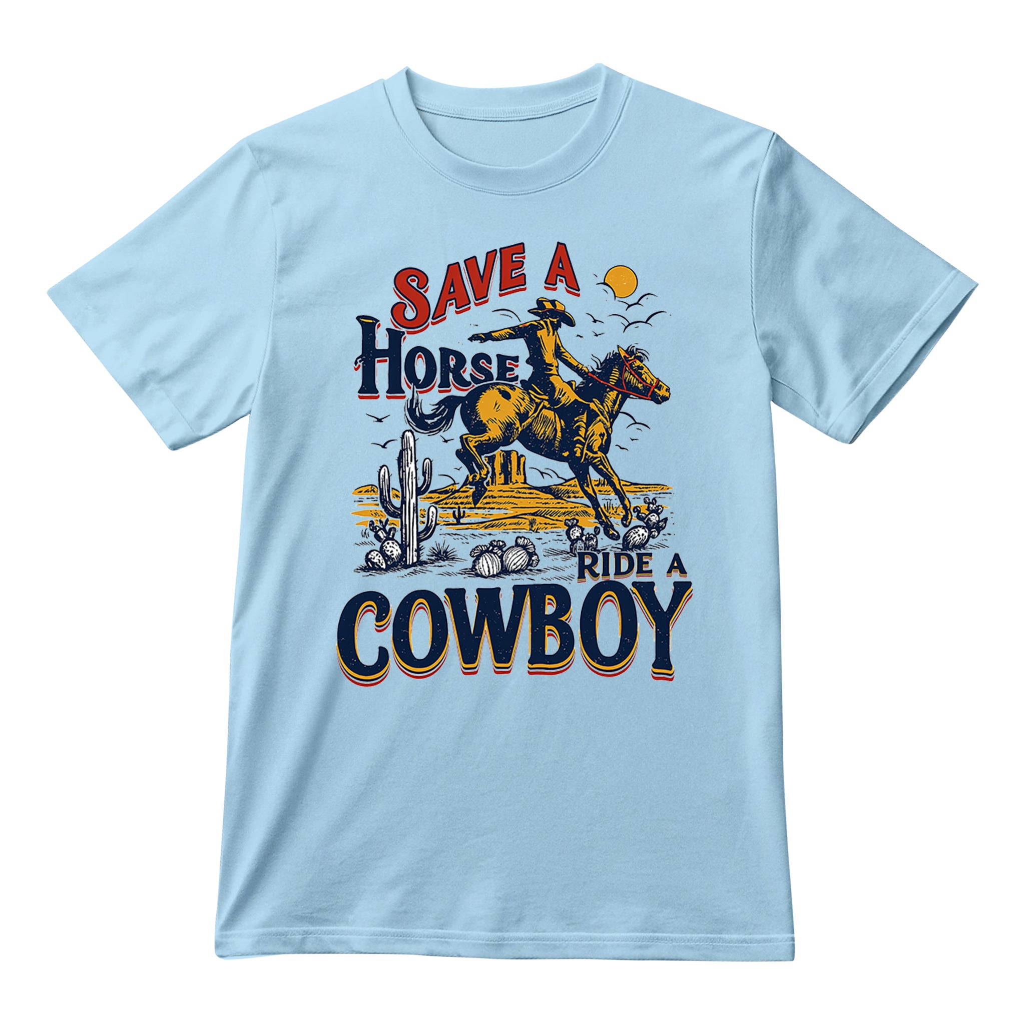 Save a Horse Ride a Cowboy T-shirt, Vintage 90s Western Graphic, Retro Rodeo Unisex T-shirt